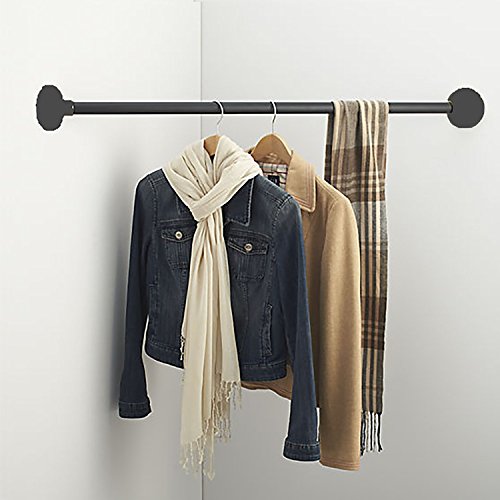 Hanging Bars 43'' Iron Wardrobe Assistant Corner
