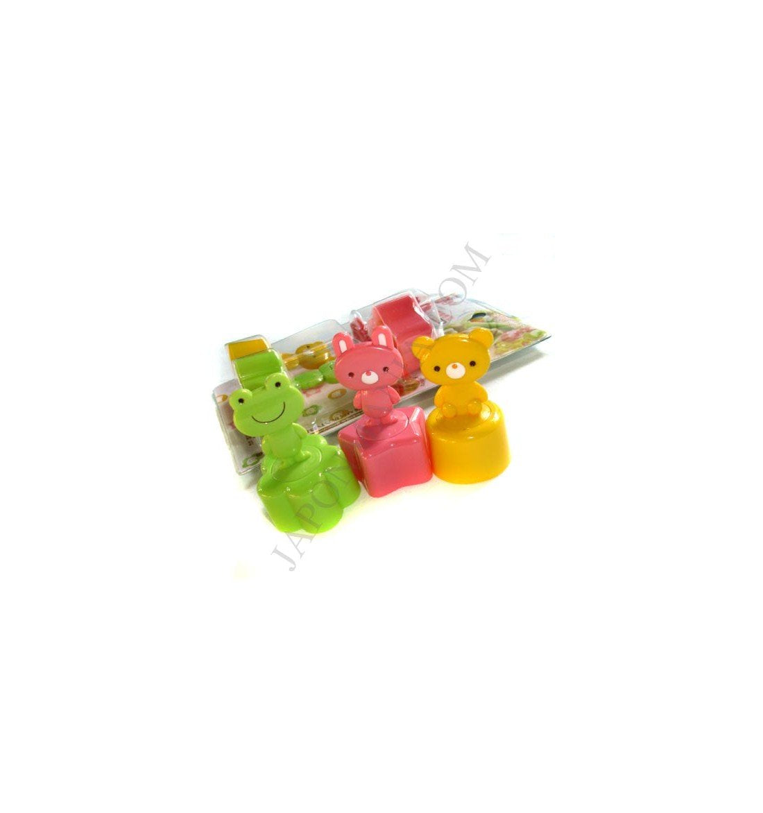 Torune Tor-P-2817 Flower, Round, Star Shaped Bread Cutter Set With Animal Press