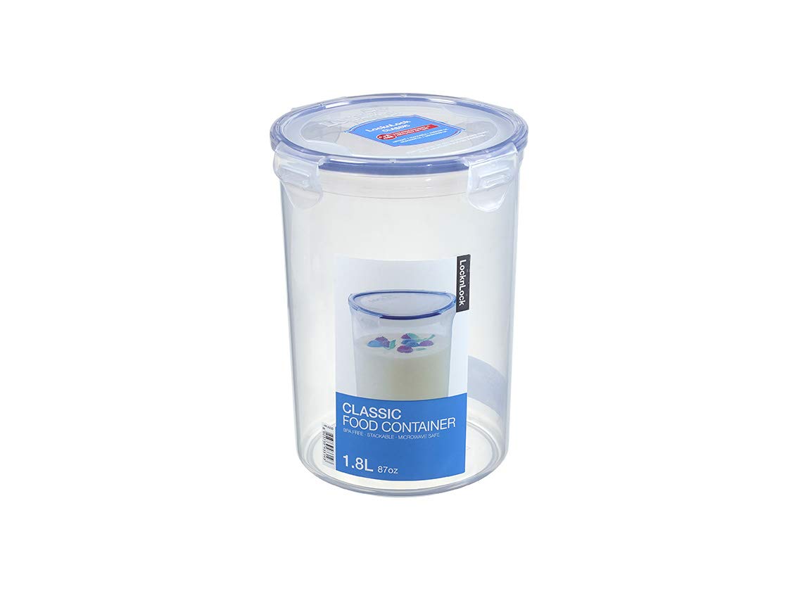 Lock & Lock 61-Fluid Ounce Round Food Container, Tall, 7-12-Cup