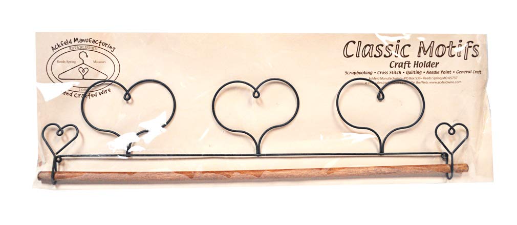 16In Triple Heart Fabric Holder