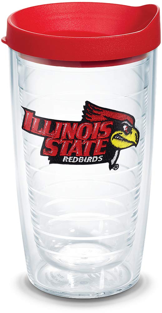 Tervis Made In Usa Double Walled Illinois State Redbirds Insulated Tumbler Cup Keeps Drinks Cold & Hot, 24Oz, Emblem