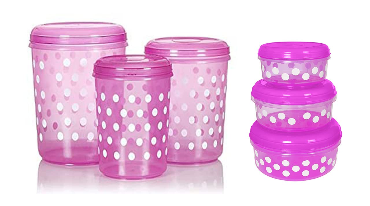 Florida Enterprise Airtight Container Set For Fridge  Airtight Food Storage,Bpa Free Plastic Cereal Container For Kitchen Round