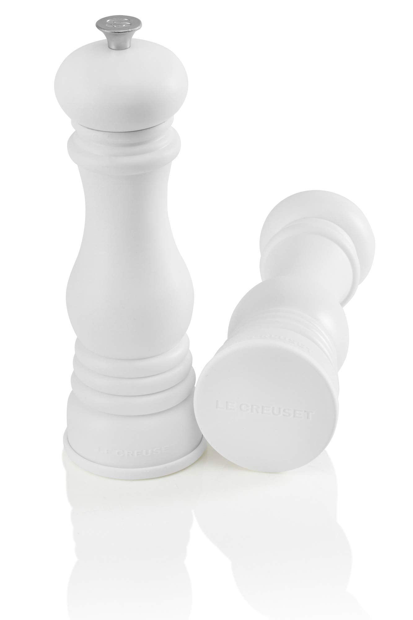 Le Creuset Silicone Mill Caps  2 1/2''  White