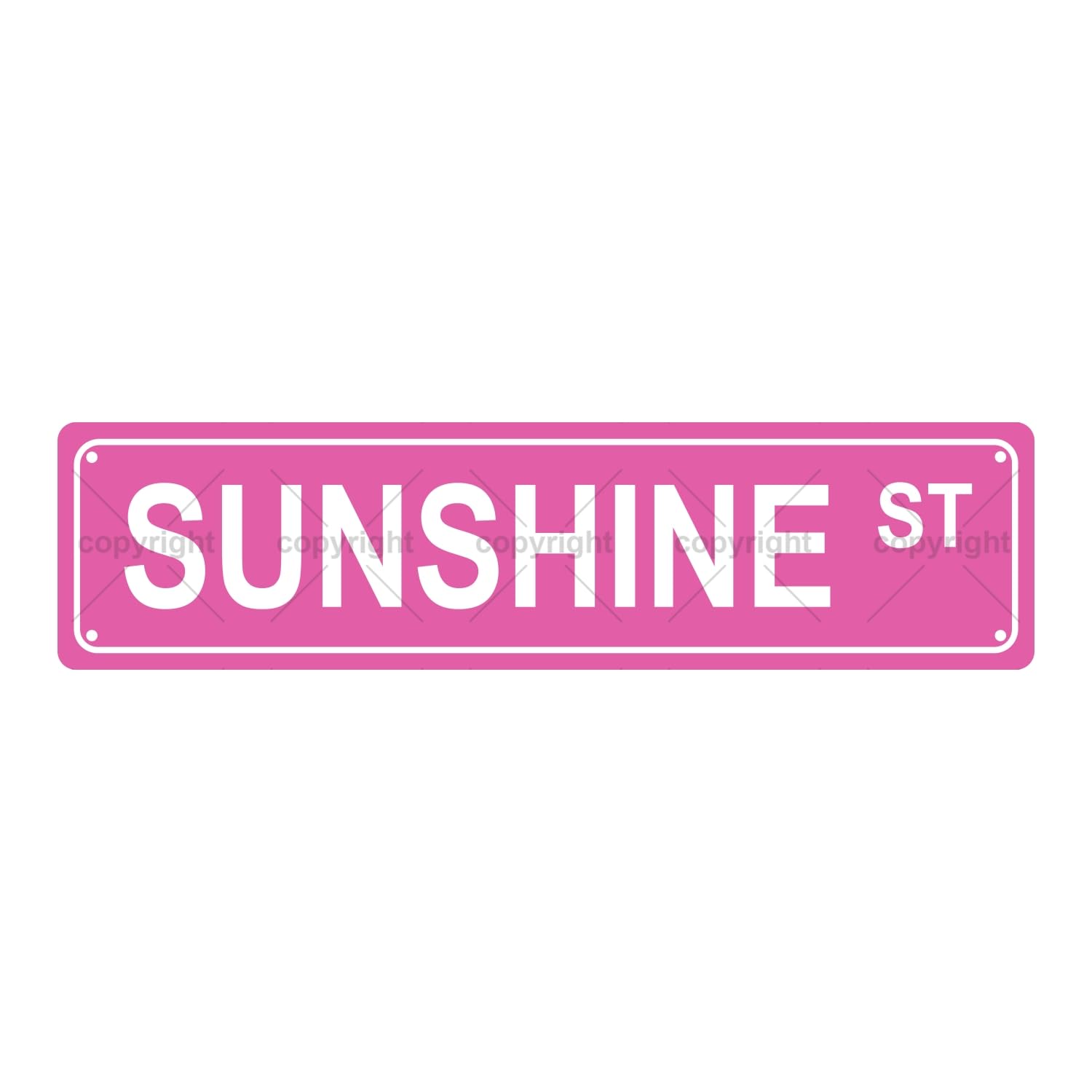 SUNSHINE ST THING Metal Tin Street Sign Bar Cafe Garage Cave Home Room Wall Bathroom Farmhouse Garden Porch Patio Decor, 16 x 4 
