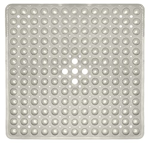 Enkosi Square Shower Matt Non Slip - 21 X 21 Non Slip Shower Mat For Elderly - Shower Floor Mat - Shower Non Slip Mats For Showe