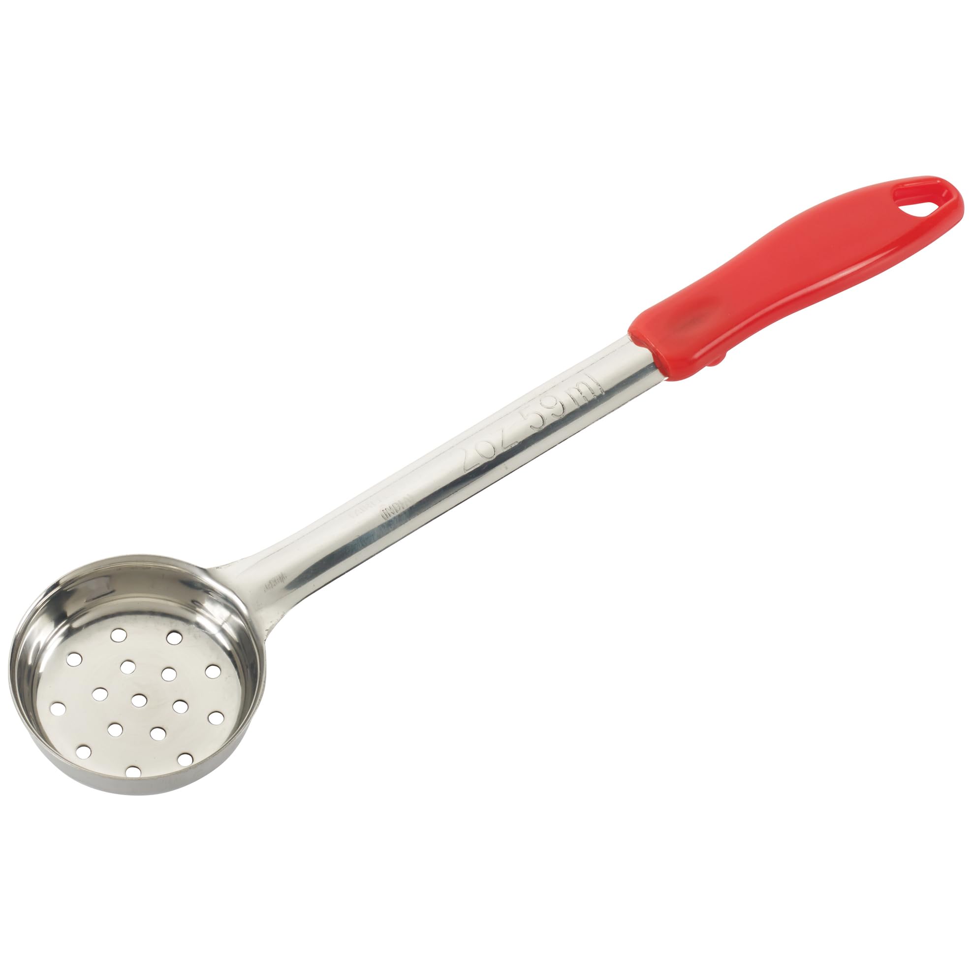 Winco Perforated Food Portioner, 2-Ounce, Red