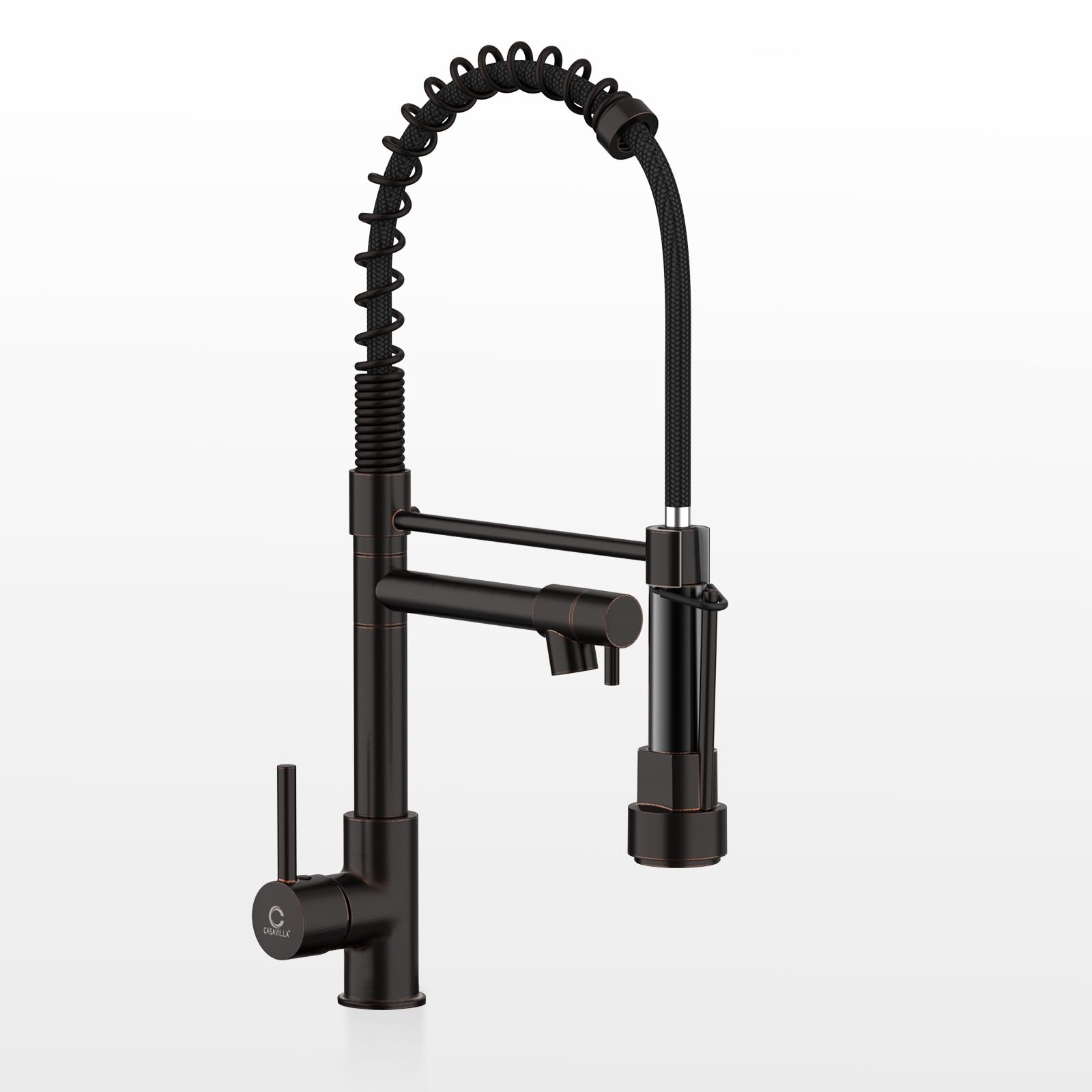 Casavilla Kitchen Faucets, Oil Rubbed Bronze Kitchen Faucet, Pull Down Kitchen Sink Faucet with Sprayer, Commercial Stainless St