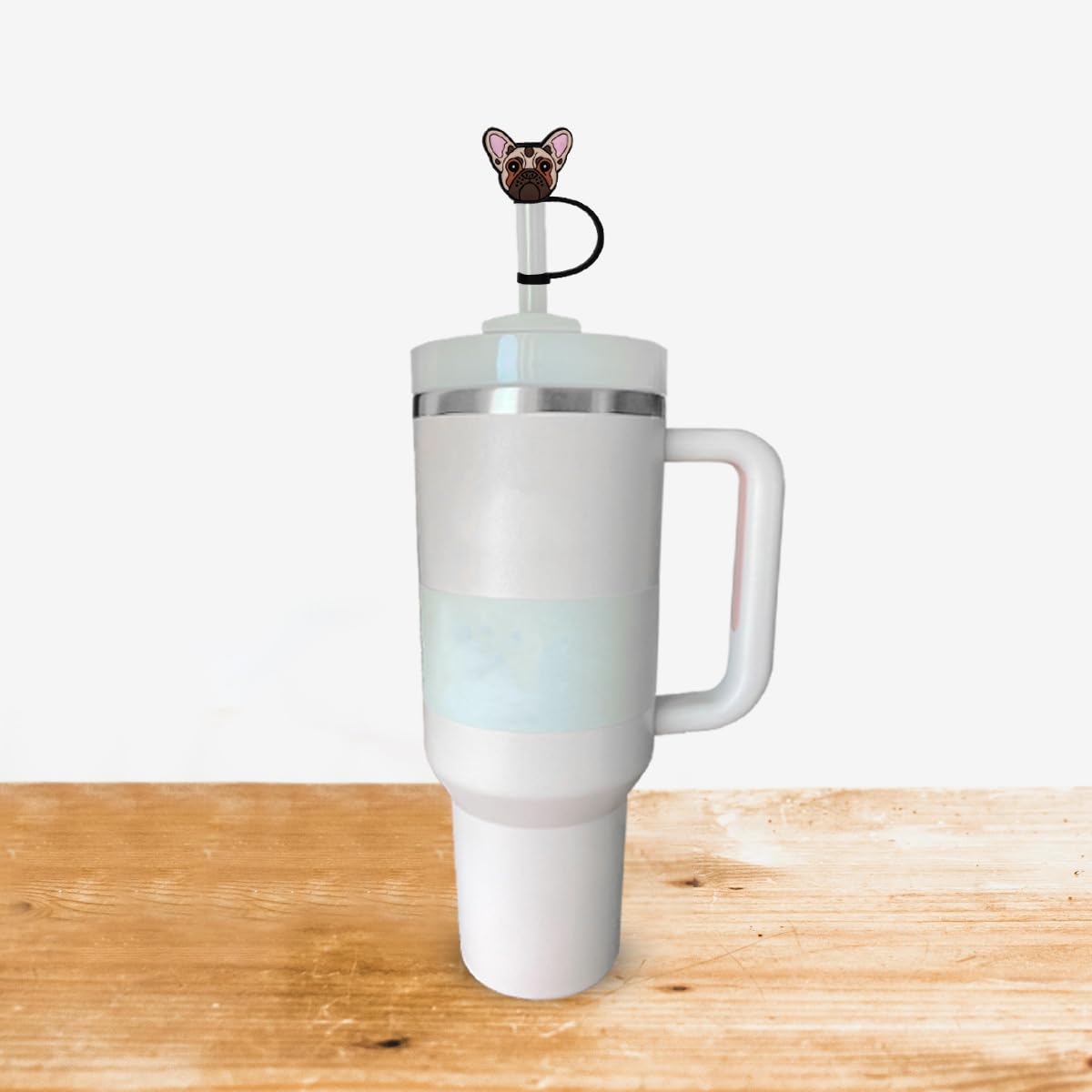 6 Pieces Cute Drinking Straw Caps Cover For 6-8 Mm Reusable Drinking Stanley Cup Straw Tips Lids Dust-Proof Straw Plugs(Kitten,