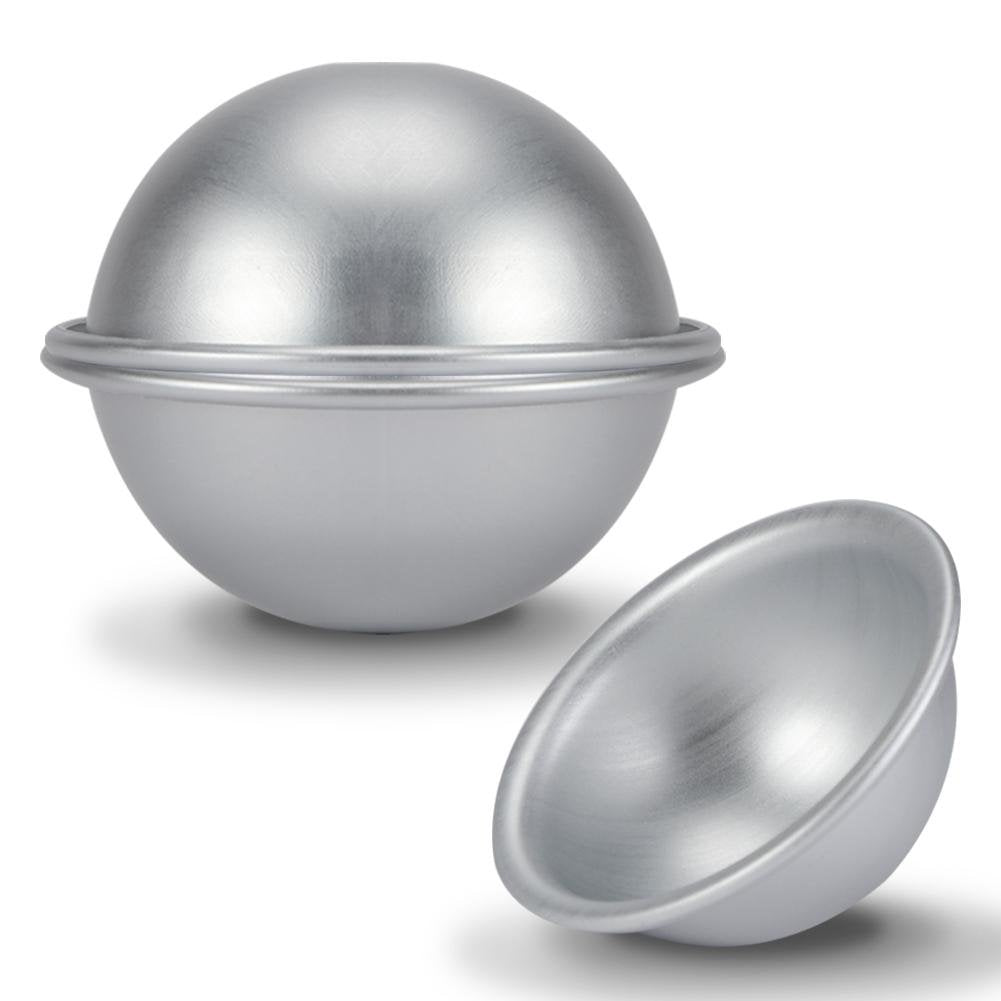 Fydun Ball Cake Pan Dome Cake Pan Aluminum Chiffon Cake Pan Sphere Cake Pan Hemisphere Cake Diy Birthday Cake Pan, 10.5 X 4.5 Cm