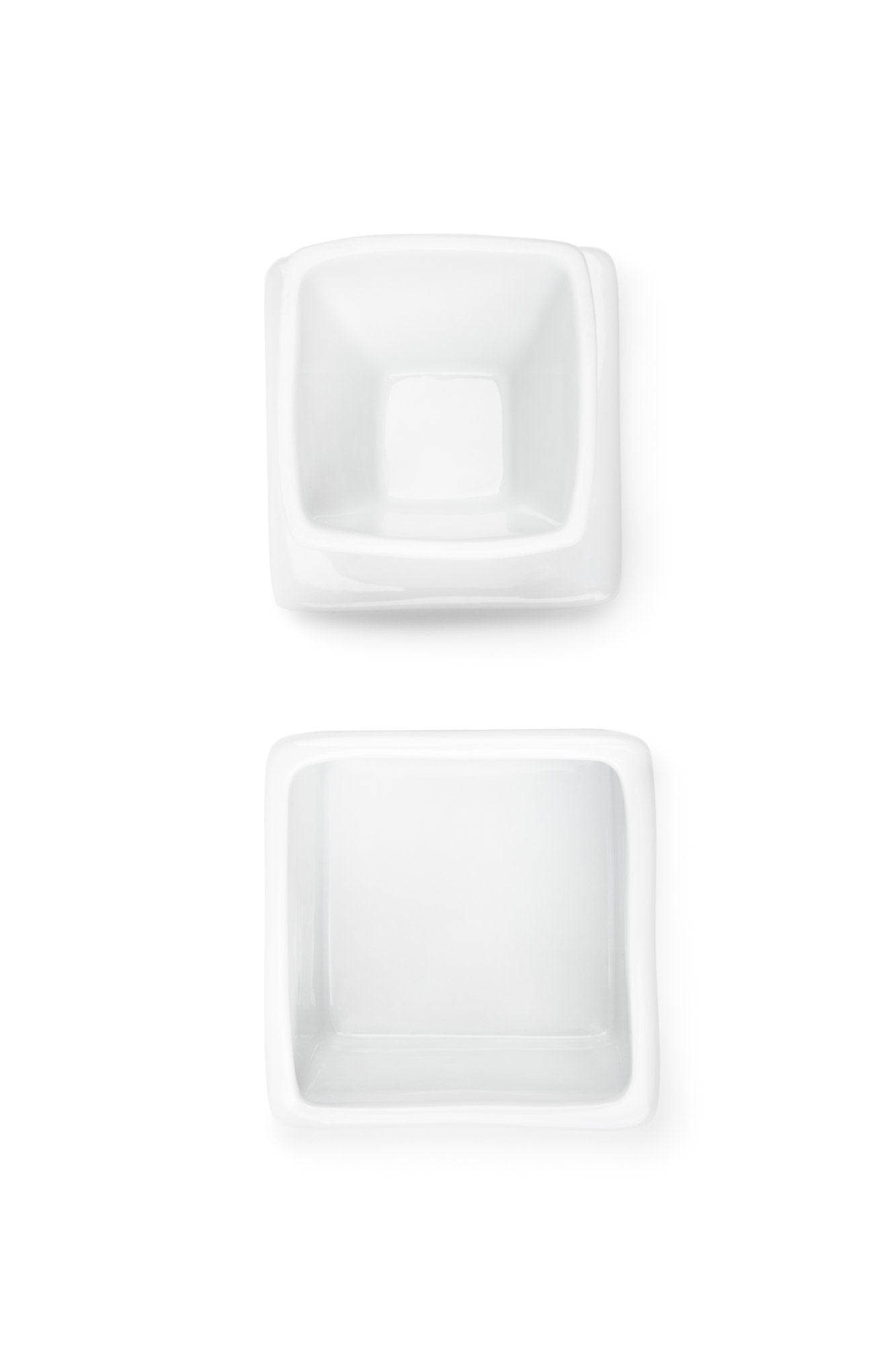 Fox Run Butter Keeper Porcelain, 3.75 X 3.75 X 5.5, White