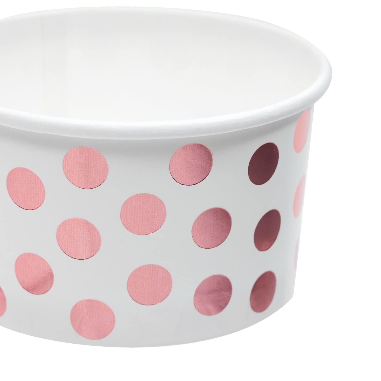 Juvale 50-Pack Paper Ice Cream Cups For Frozen Yogurt, Sundae Bar, Parfaits, Treats, Diners, Restaurants, Bakeries, Disposable D
