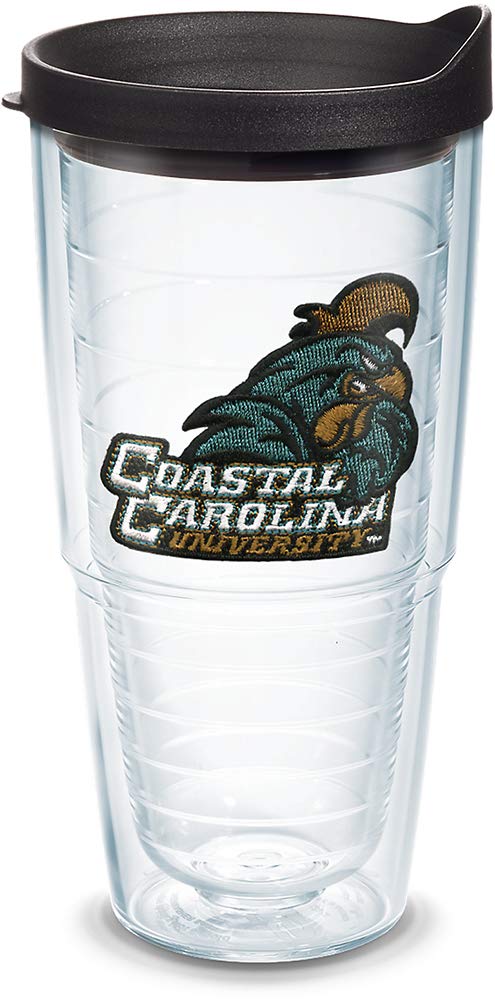 Tervis Made In Usa Double Walled Coastal Carolina University Chanticleers Insulated Tumbler Cup Keeps Drinks Cold & Hot, 16Oz 4P
