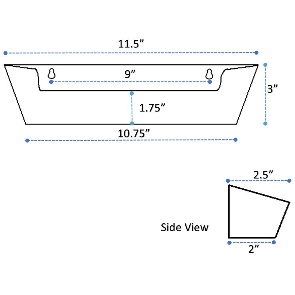 H. Bowes Sink Front Tip-Out Tray (11-3/4'''' Tray Only, White)