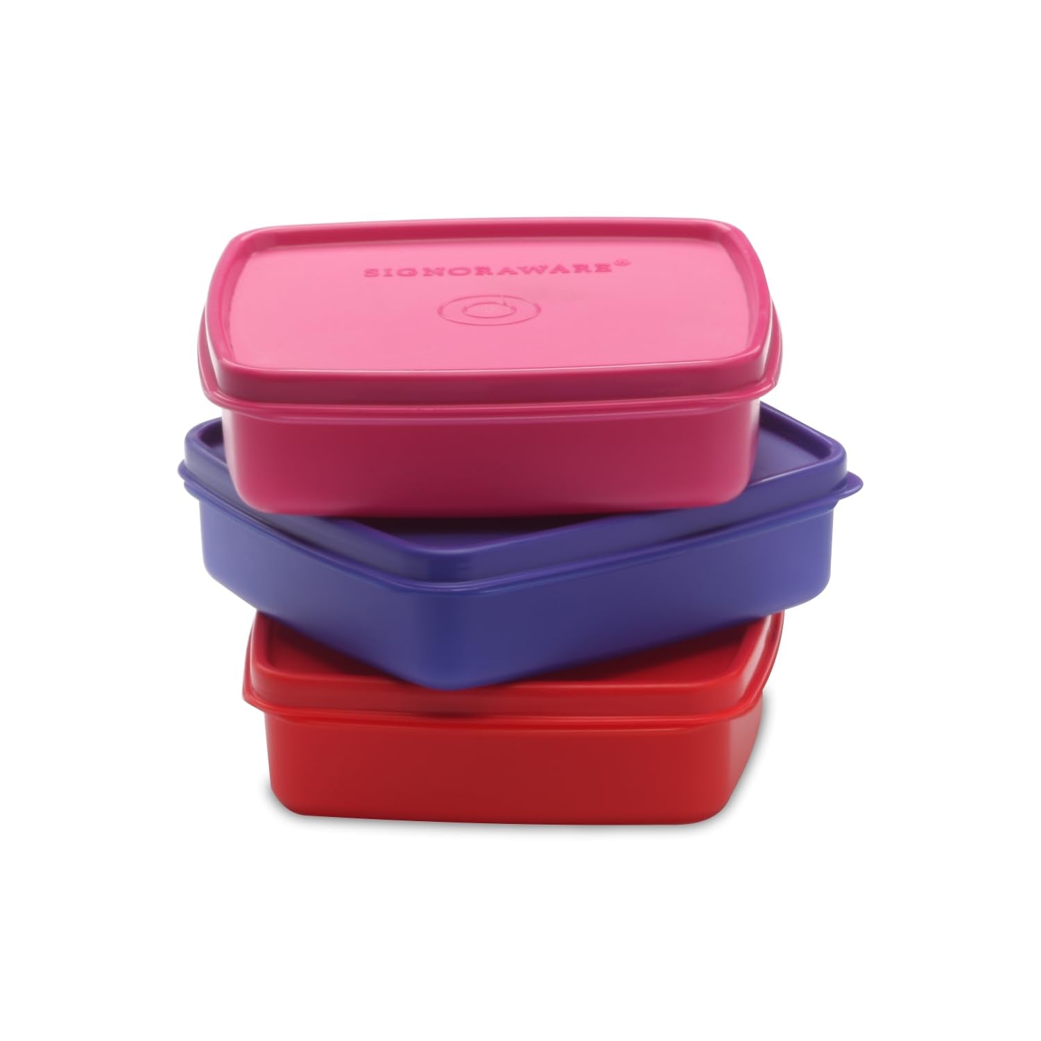 Signoraware Smart N Slim Bpa Free Plastic Lunch Box | Airtight & Leakproof | Microwave & Dishwasher Safe | Freezer Safe | Great 