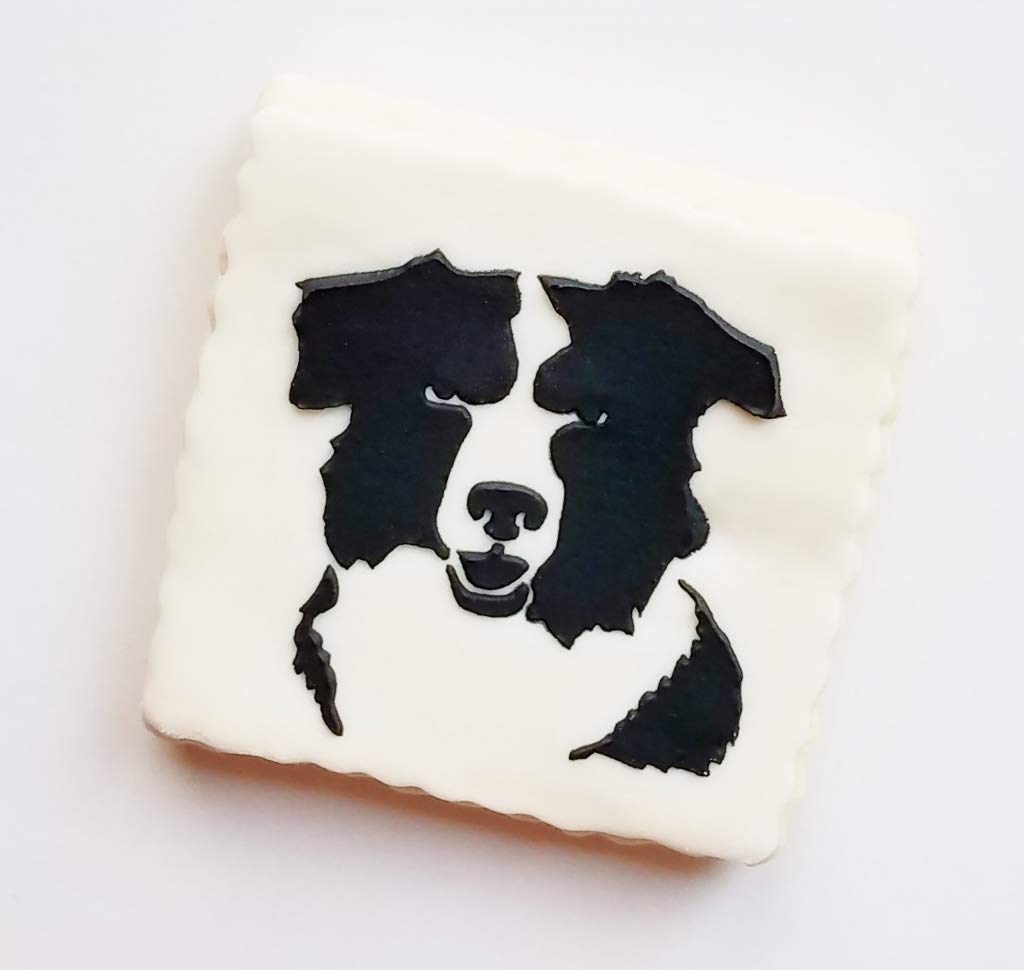 I Love My Border Collie Cookie And Craft Stencil Cm122 By Designer Stencils