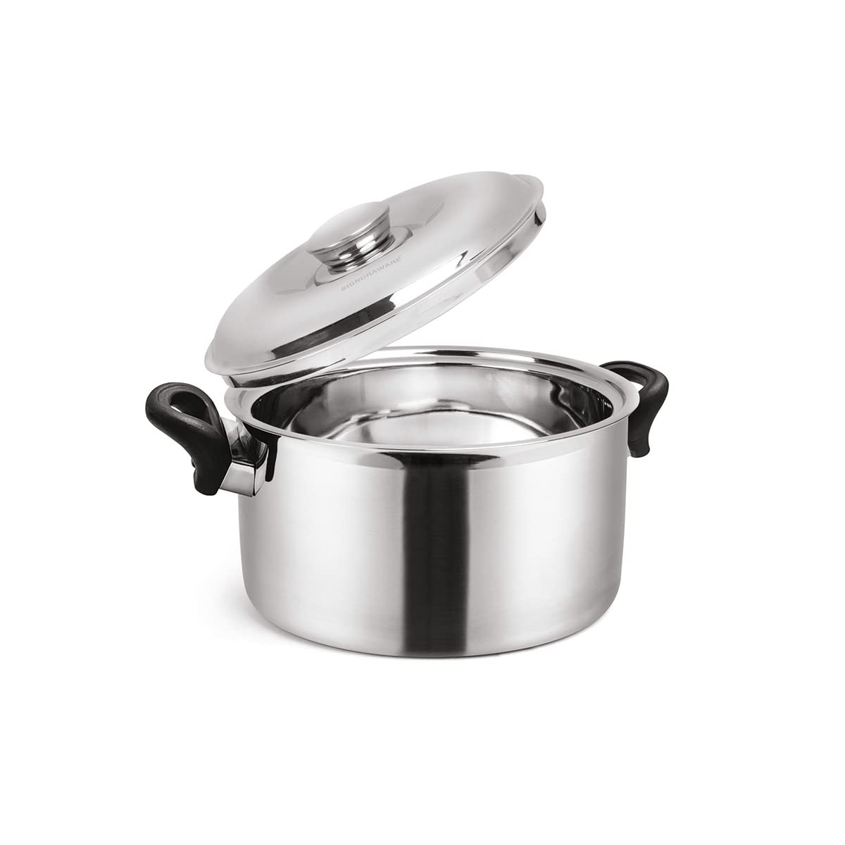 Signora Ware Therma Casserole With Handles Straight Shape Insulated Stainless Steel, Insulated Thermal Serving Bowl, Elegant Hot