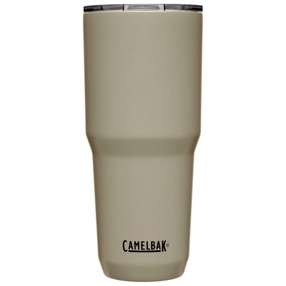 CamelBak Horizon Insulated Stainless Steel Tumbler with Tri-Mode Spill-Resistant Lid, 30oz, Dune