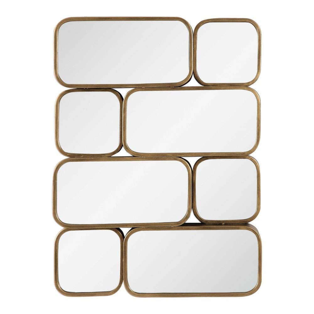Uttermost Canute Antiqued Gold 23 3/4 x 32 Wall Mirror