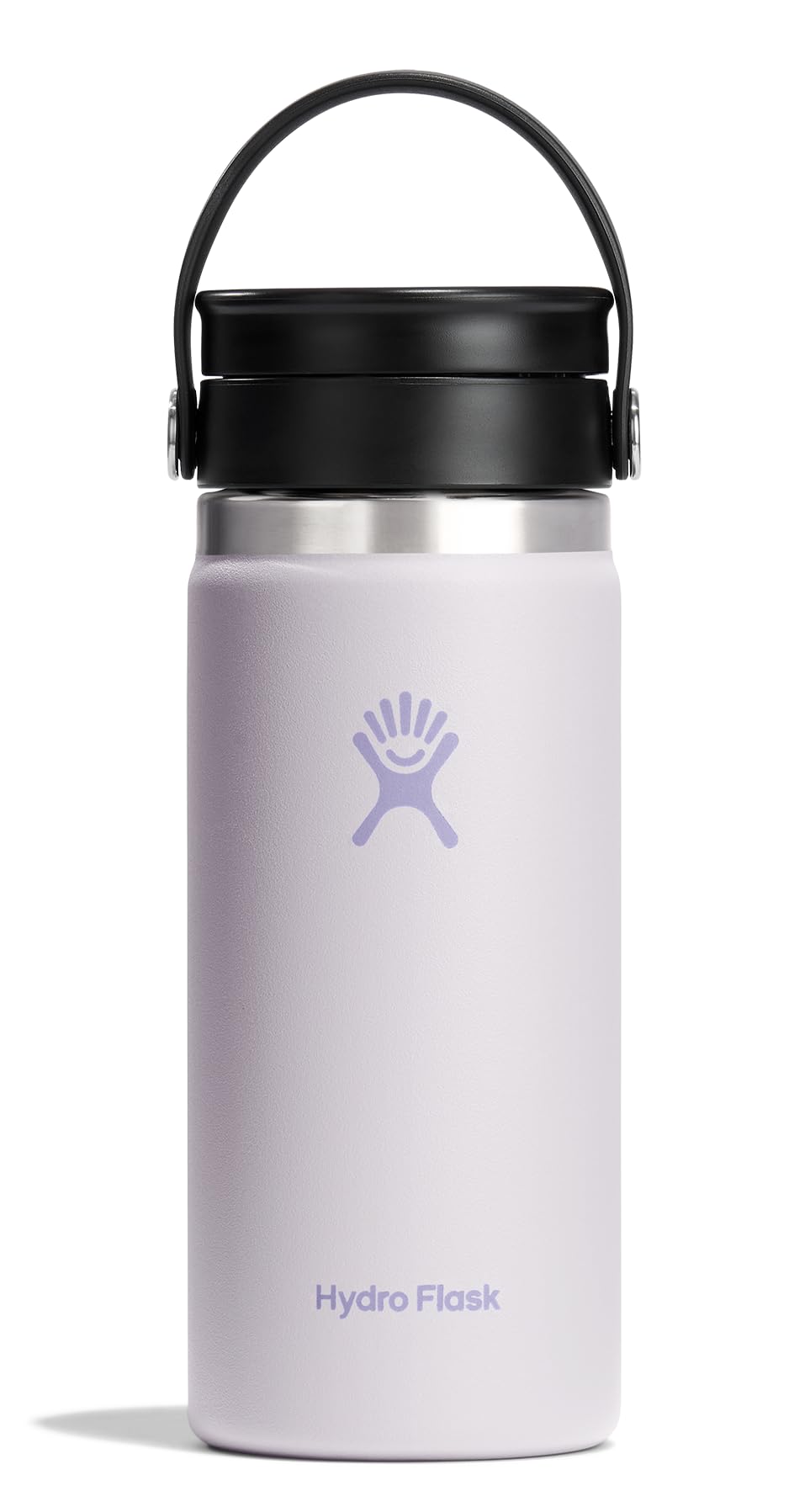 Hydro Flask Flex Sip Coffee Tumbler - Insulated Stainless Steel, Non Spill, Leak Proof Travel Coffee Cup 16 Oz Cloud Pink
