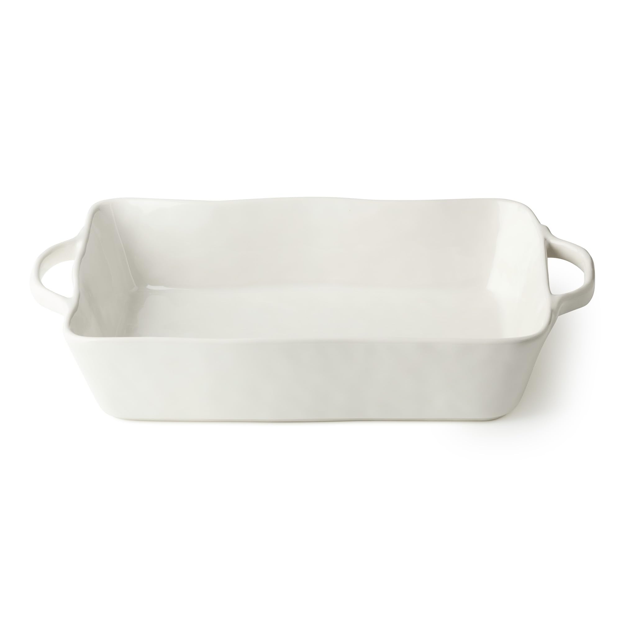 Linen Cream Stoneware Rectangular Baker 14x8.75x2.75  Medium Neutral Glazed Bakeware for Casseroles, Bakes & Oven Meals  Mo
