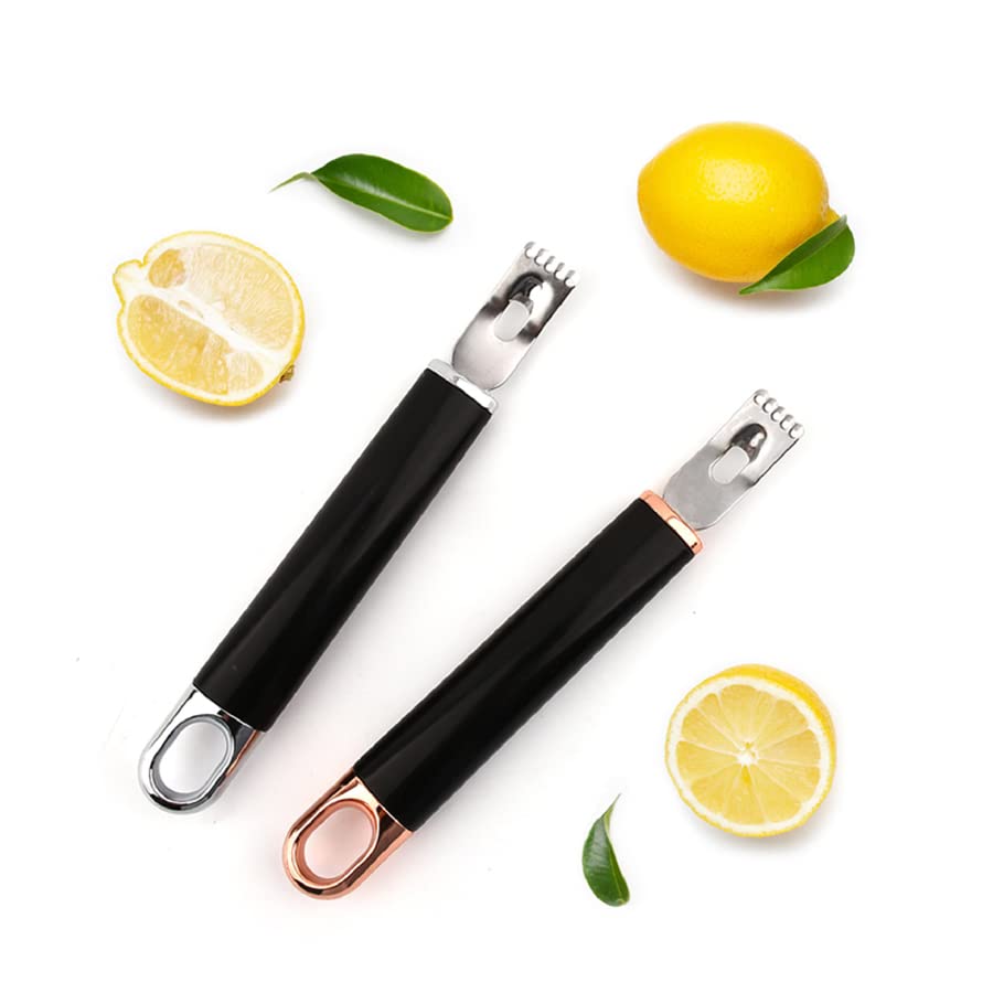 ARFUKA Lemon Zester & Peeler Set - Stainless Steel Citrus Grater Tool, Pack of 2