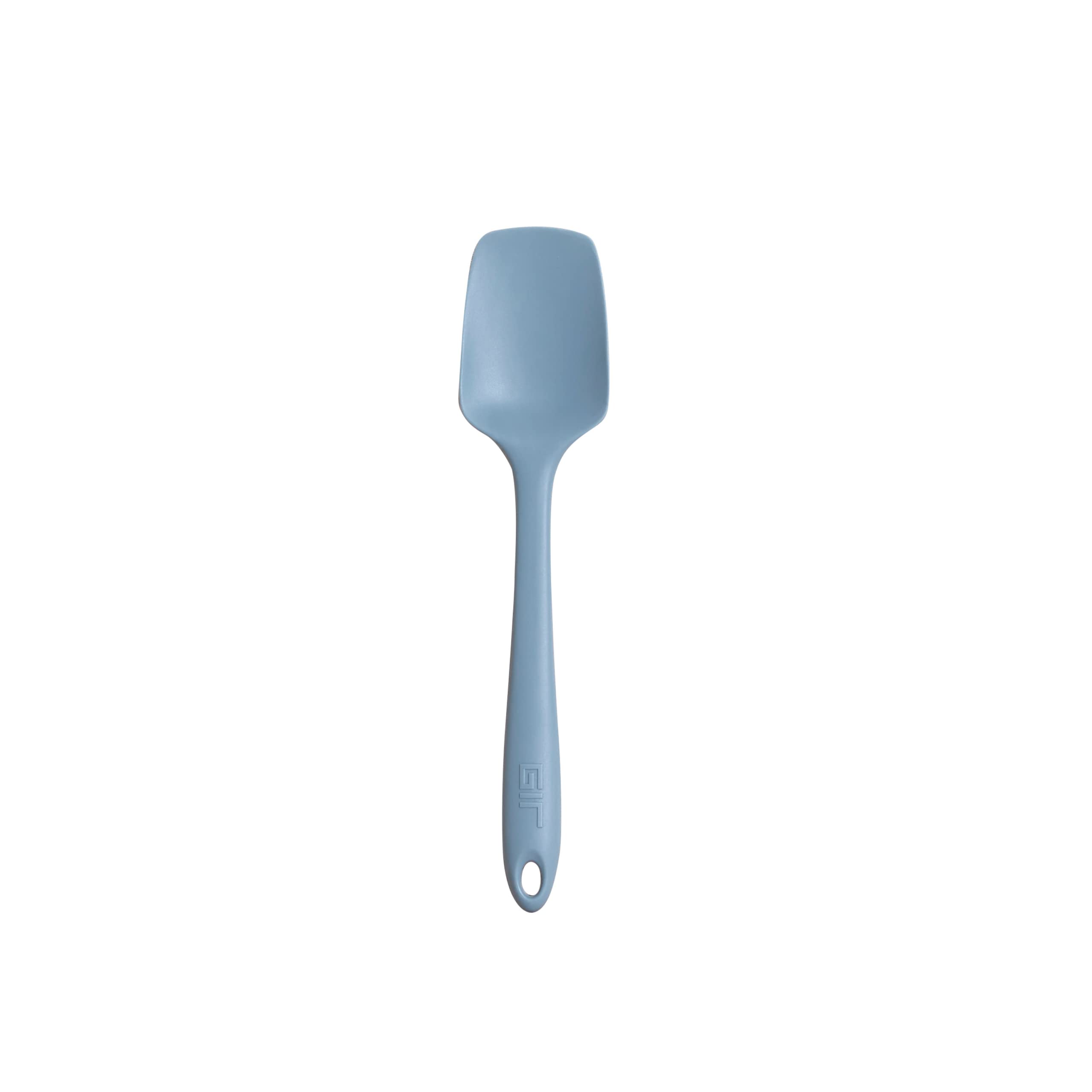GIR: Get It Right Mini Spoonula Silicone Spatula - 8-Inch Slate - Heat-Resistant Up to 425F - Non-Stick Seamless Food Grade Sili