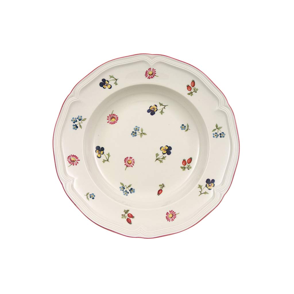 Villeroy & Boch Petite Fleur Rim Soup Bowl, Floral, 23Cm