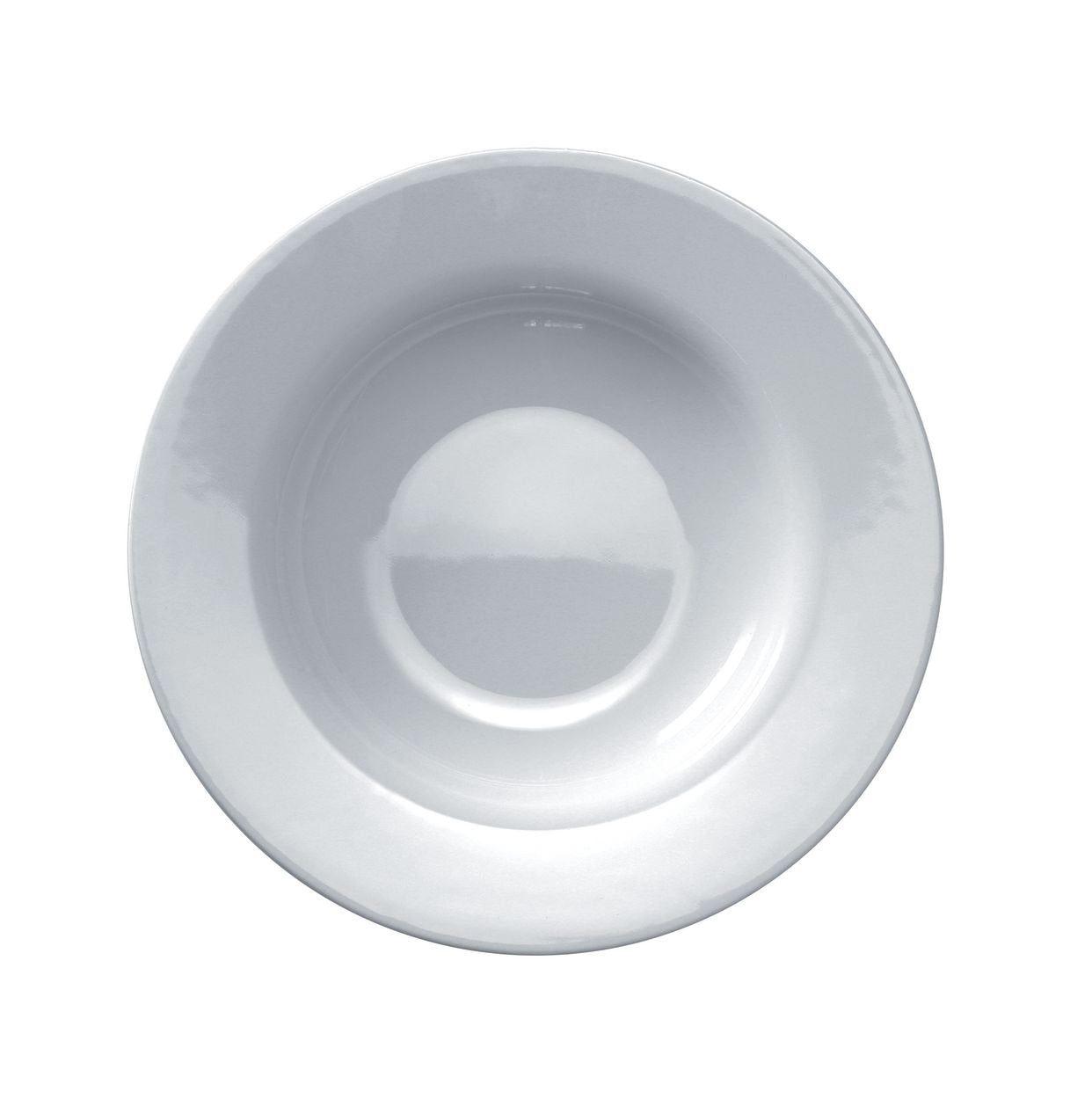 A Di Alessi 8-3/4-Inch Platebowlcup Soup Bowl, White Porcelain, Set Of 4 -