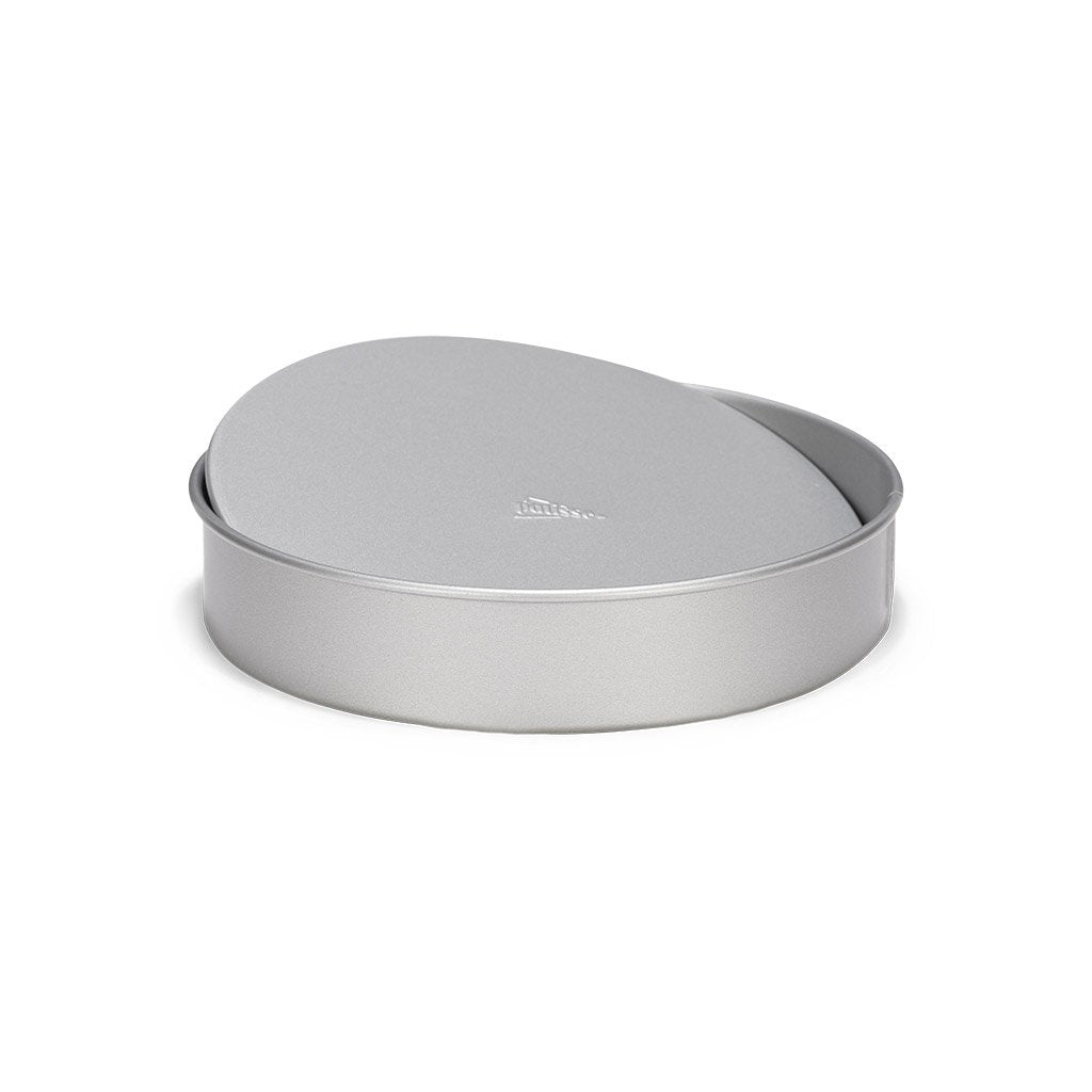 Patisse SilverTop Sponge Pan with Nonstick Loose Base, 7 to 7/8, Silver Grey