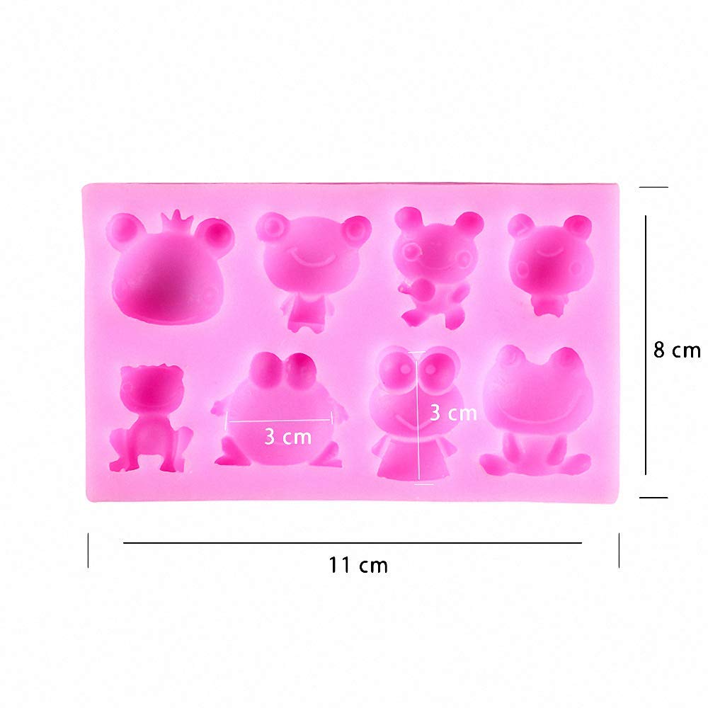 Frog Silicone Fondant Mold Cake Decorating Mold Diy Chocolate Candy Gumpaste Molds Cake Decoration Sugarcraft Mould Resin Epoxy