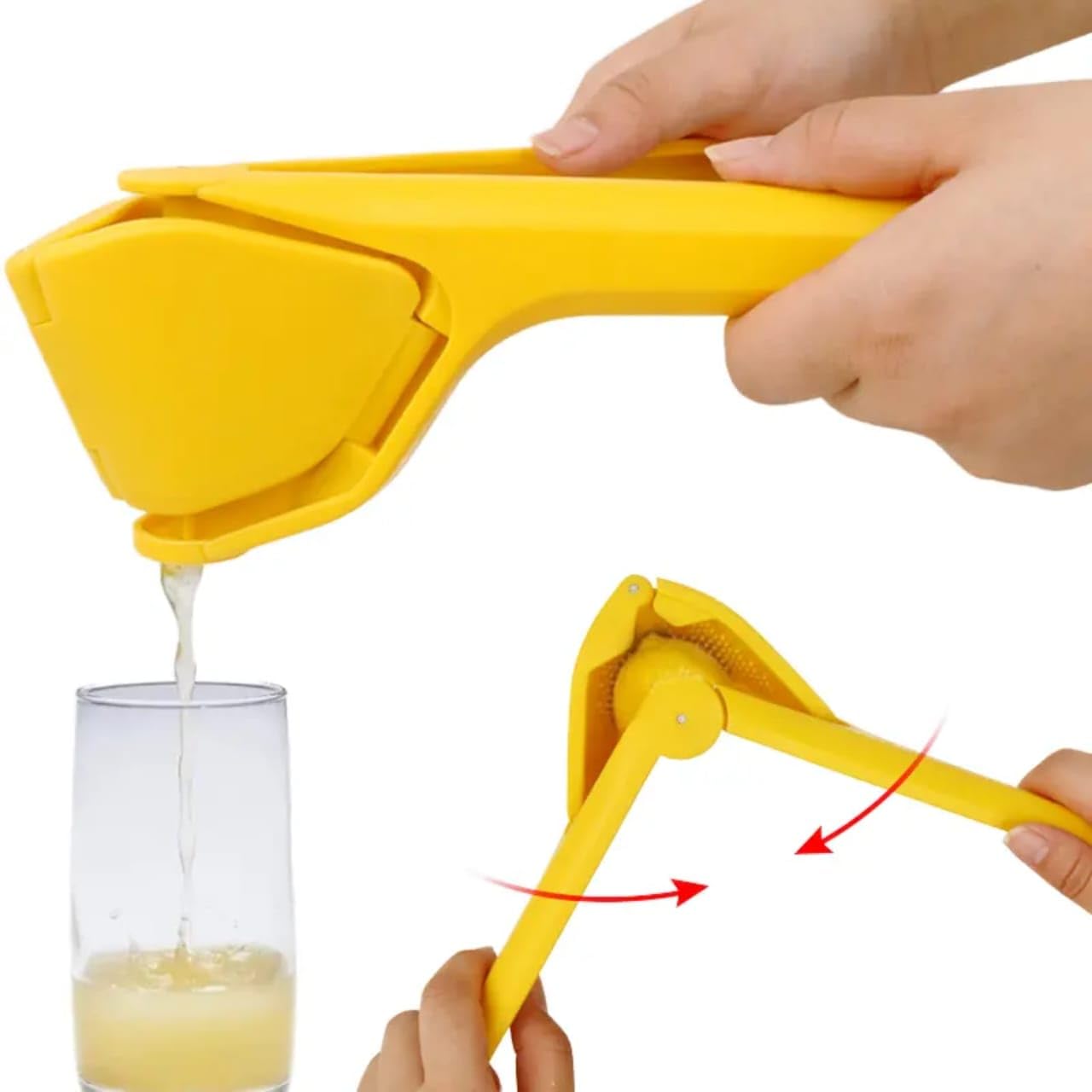 Foldable Manual Lemon Squeezer, Portable Citrus Juicer Hand Press, LaborSaving Lemon & Lime Juice Extractor, Foldable Fruit Jui