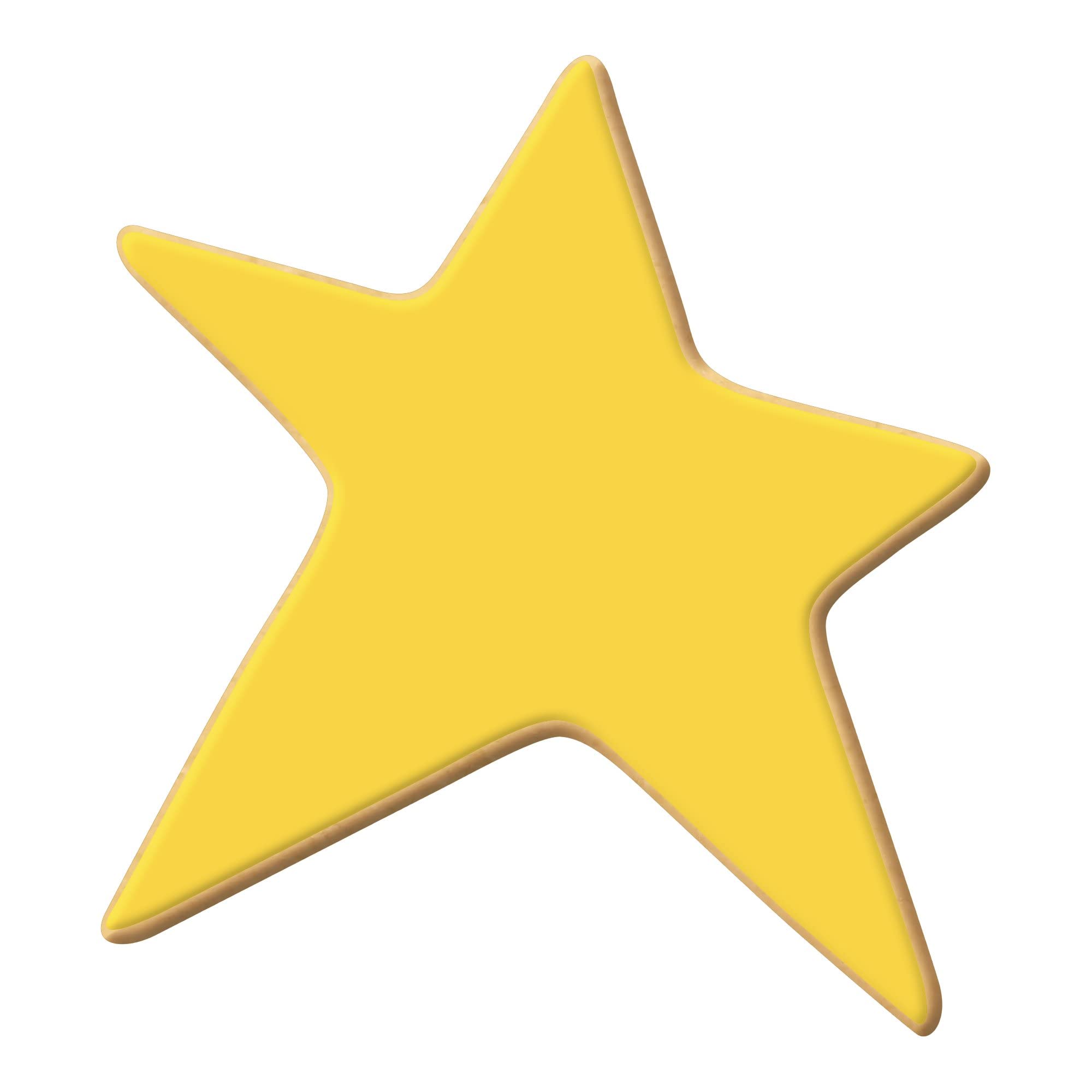 Foose Star Primitive Cookie Cutter 3.25 Inch -Tin Plated Steel Cookie Cutters - Star Primitive Cookie Mold