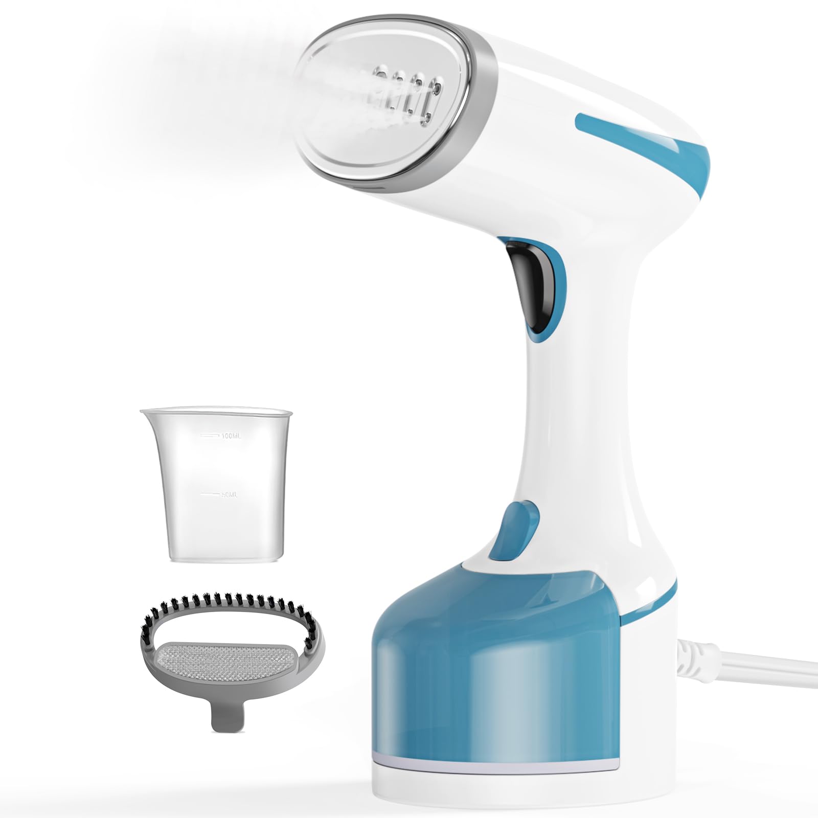 Dbc Steamer For Clothes, 1500W Portable Handheld Garment With 250Ml Water Tank, 25S Fast Heat-Up, 2 In 1 Fabric Wrinkle Remover