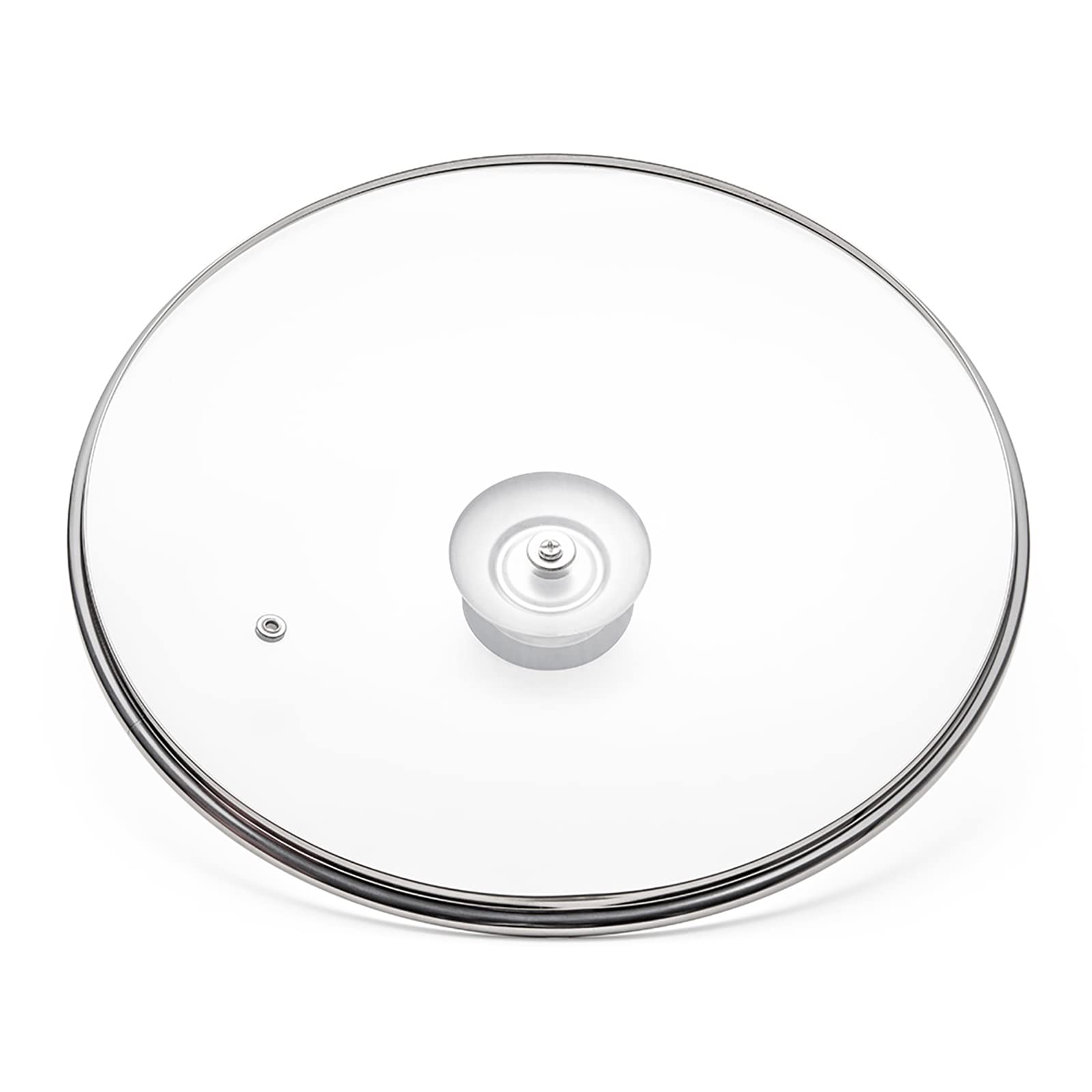 Tempered Glass Lid With Heat Resistant Handle,12/30Cm, Clear