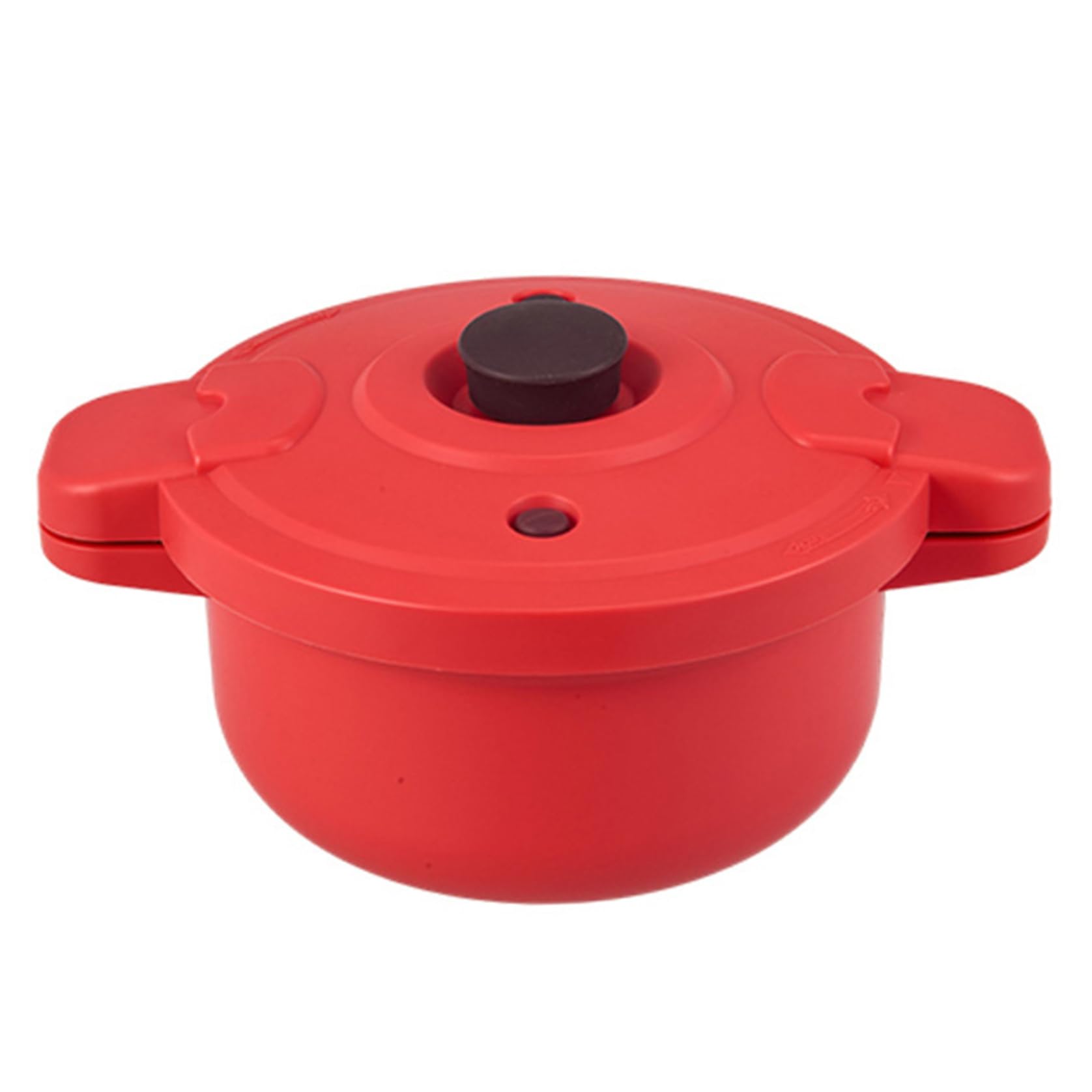 Microwave Pressure Cooker Microwave Rice Cooker 2.3L Rice for Quick & Easy Meals PP & Silicone Safe Pot with Locking Lid.