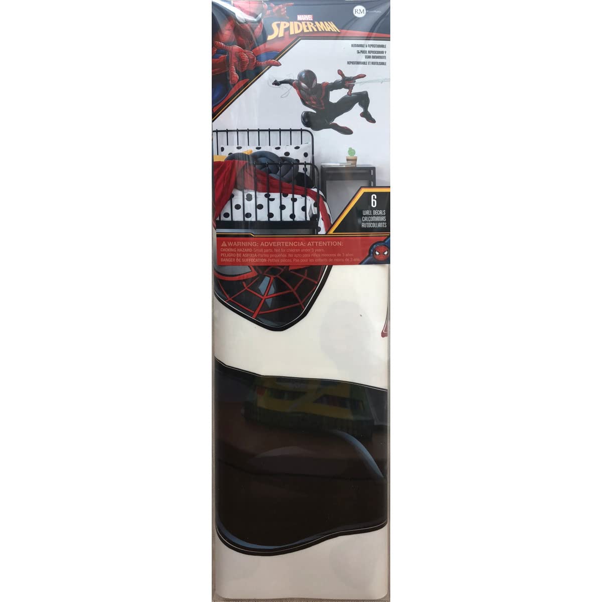 Roommates Marvel Spider-Man Miles Morales Giant Peel And Stick Wall Decals By Roommates, Rmk3921Gm