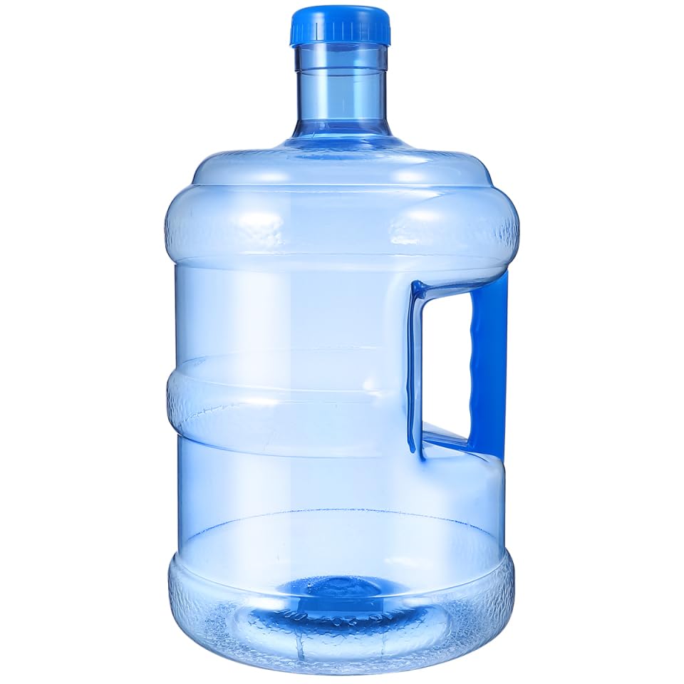 VOSAREA Portable 5L Outdoor Water Bottle Jug with Handle Thick Water Storage Bucket 5L Reusable Container for Camping Hiking Fit