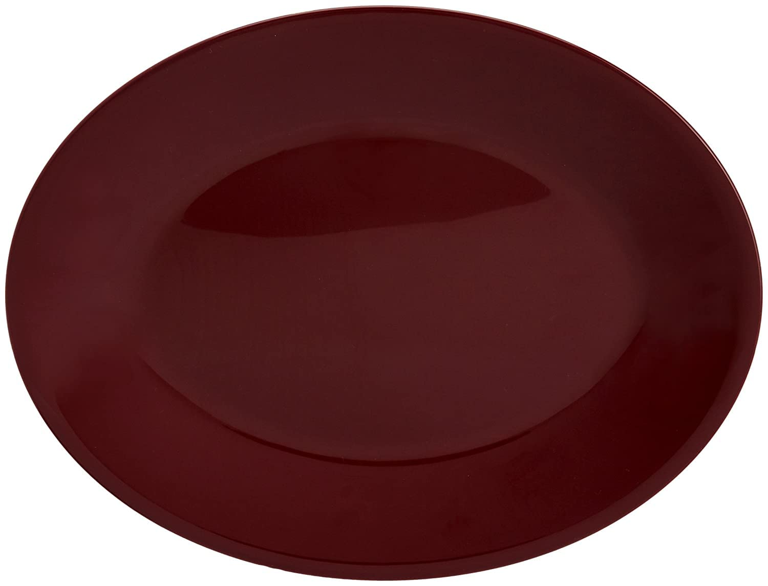 Signoraware Plastic Rice Plate, Maroon