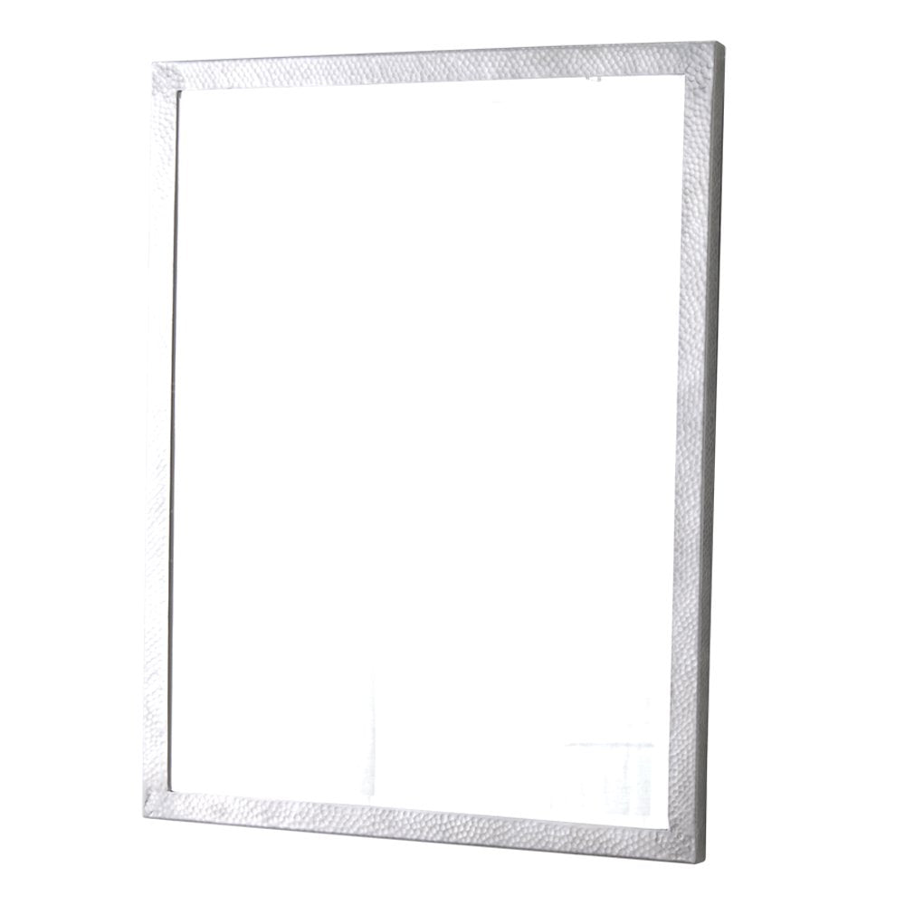 Native Trails Mr527 Divinity Rectangular Wall Mirror, Large, Hammered Aluminum