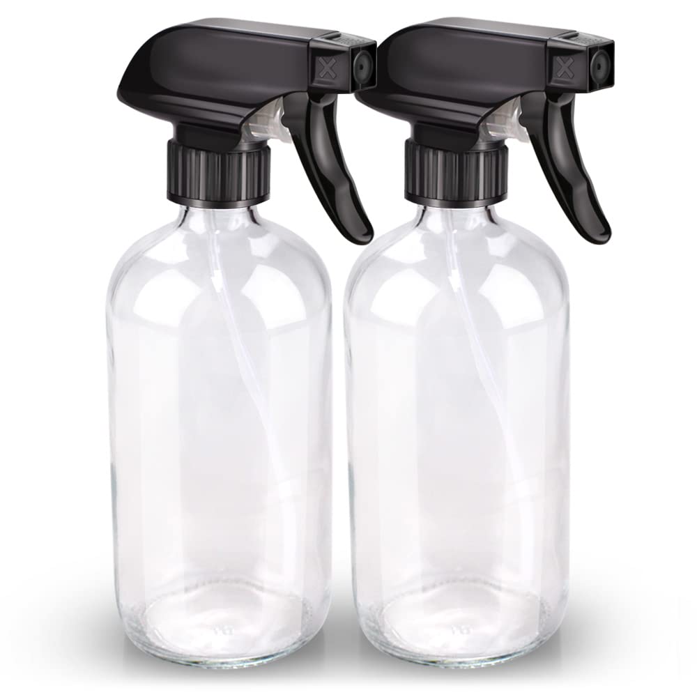 Bontip Glass Spray Bottle, Glass Spray Bottle Set & Accessories For Non-Toxic Window Cleaners Aromatherapy Facial Hydration Wate