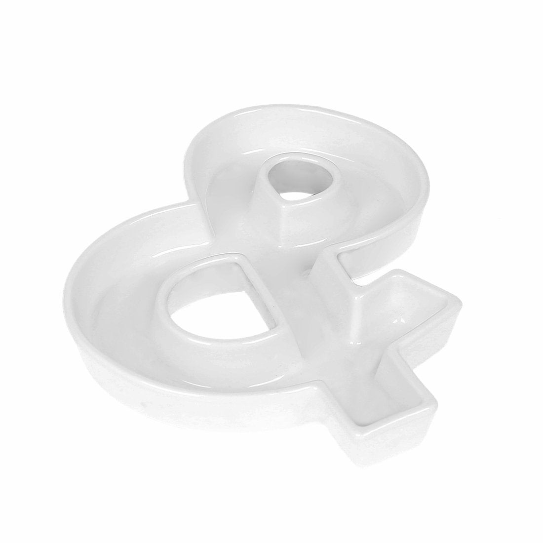 Coffeezone Ceramic Letter Dish & Plates for Candy/Nuts Ideas  Wedding Party Decoration (Shape &)