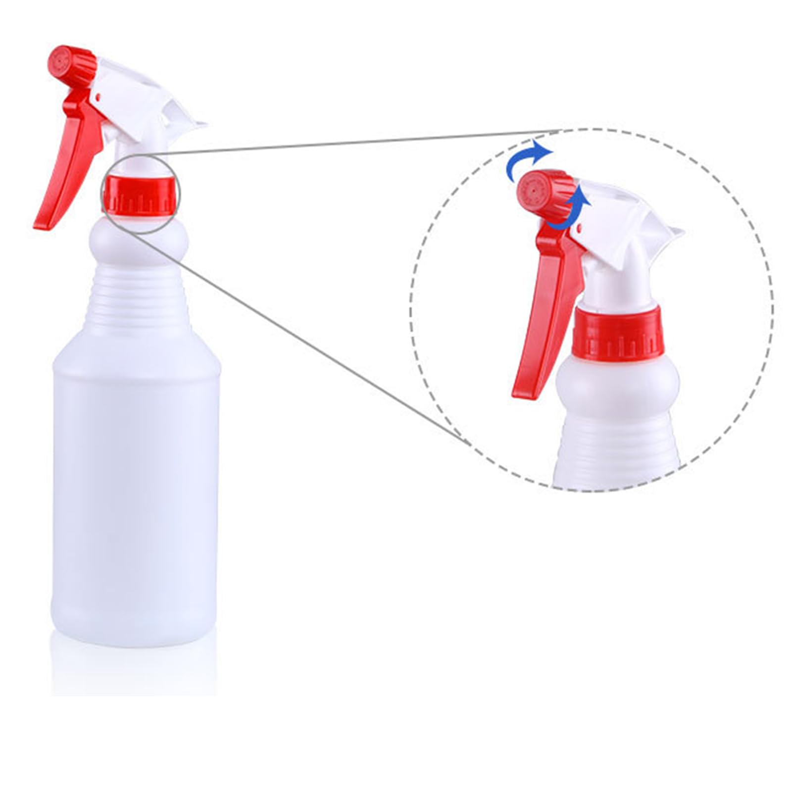 Looknniy 10 Packs 32Oz Empty Spray Bottles Plastic Heavy Duty Refillable Spray Bottles With Adjustable Nozzle And Measurements F
