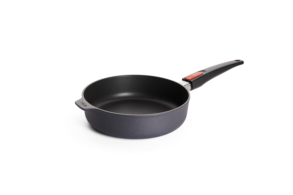 Woll Diamond 1724Dpi Lite Cast High Randpfanne Induction 24 Cm Diameter 7 Cm High With Removable Handle