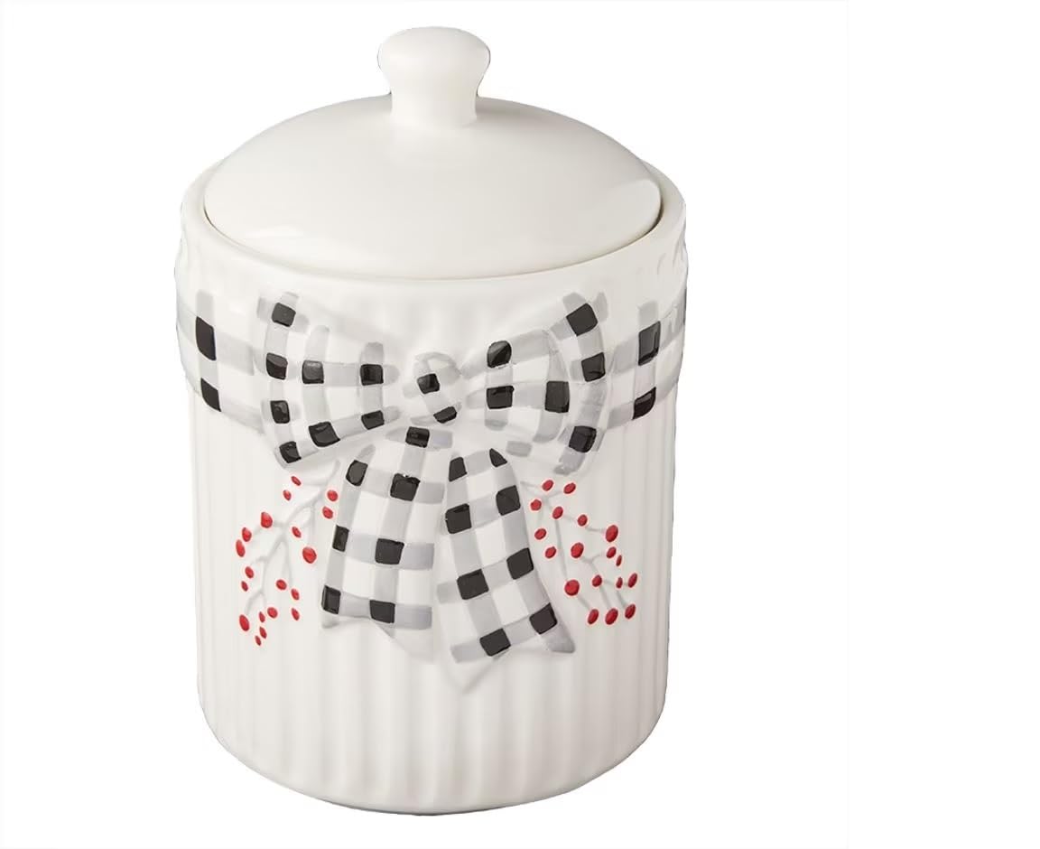 Plaid and Berries Kitchen Collection  Canister