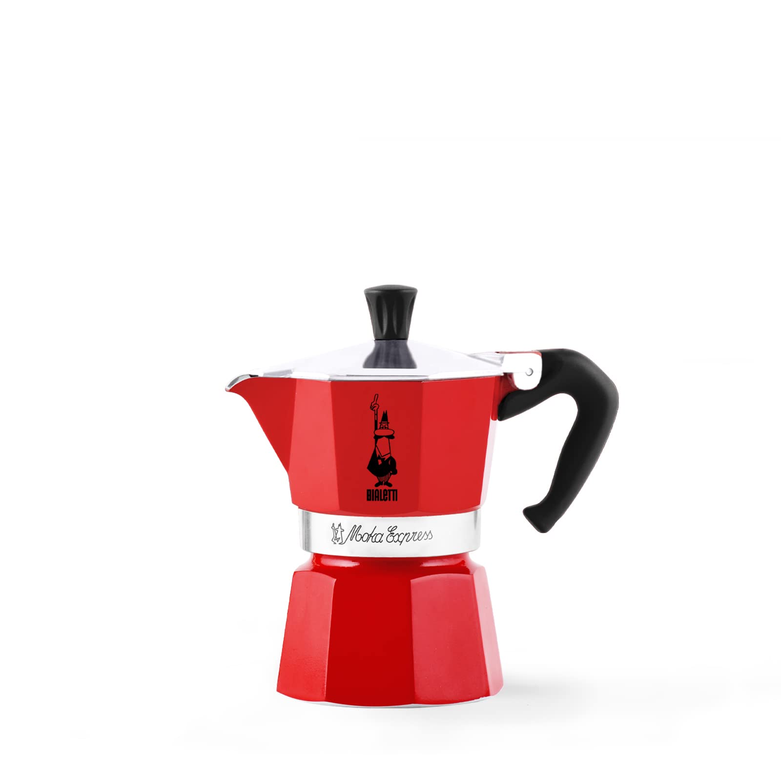 Bialetti 4942 Moka Express Espresso Maker,3 Cups Red