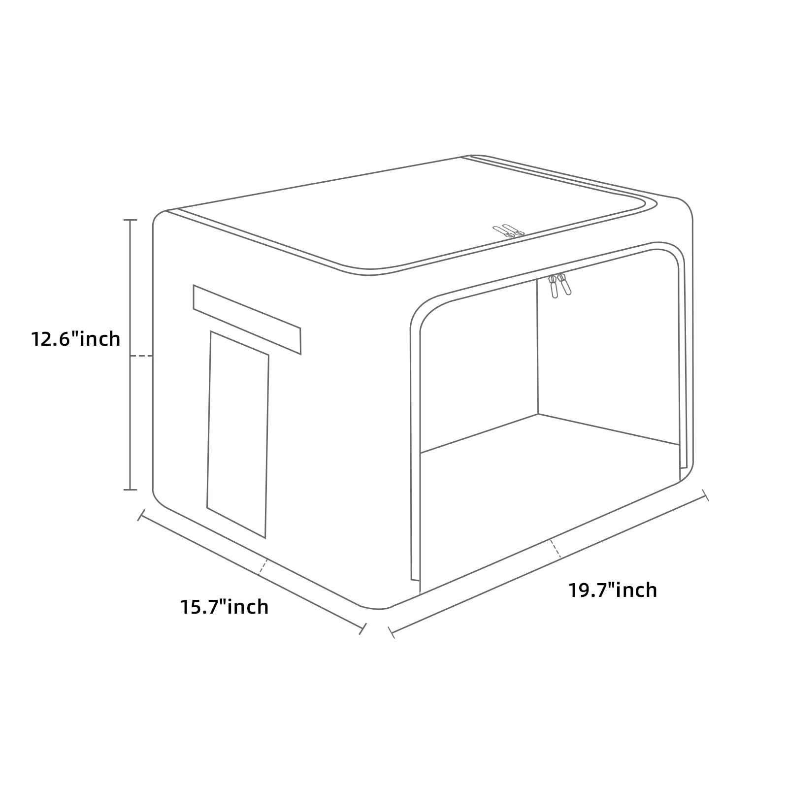 2 Pack Clothes Storage Bins- Foldable Metal Frame Storage Box Large Capacity Linen Fabric Organizer Set with Carrying Handles an