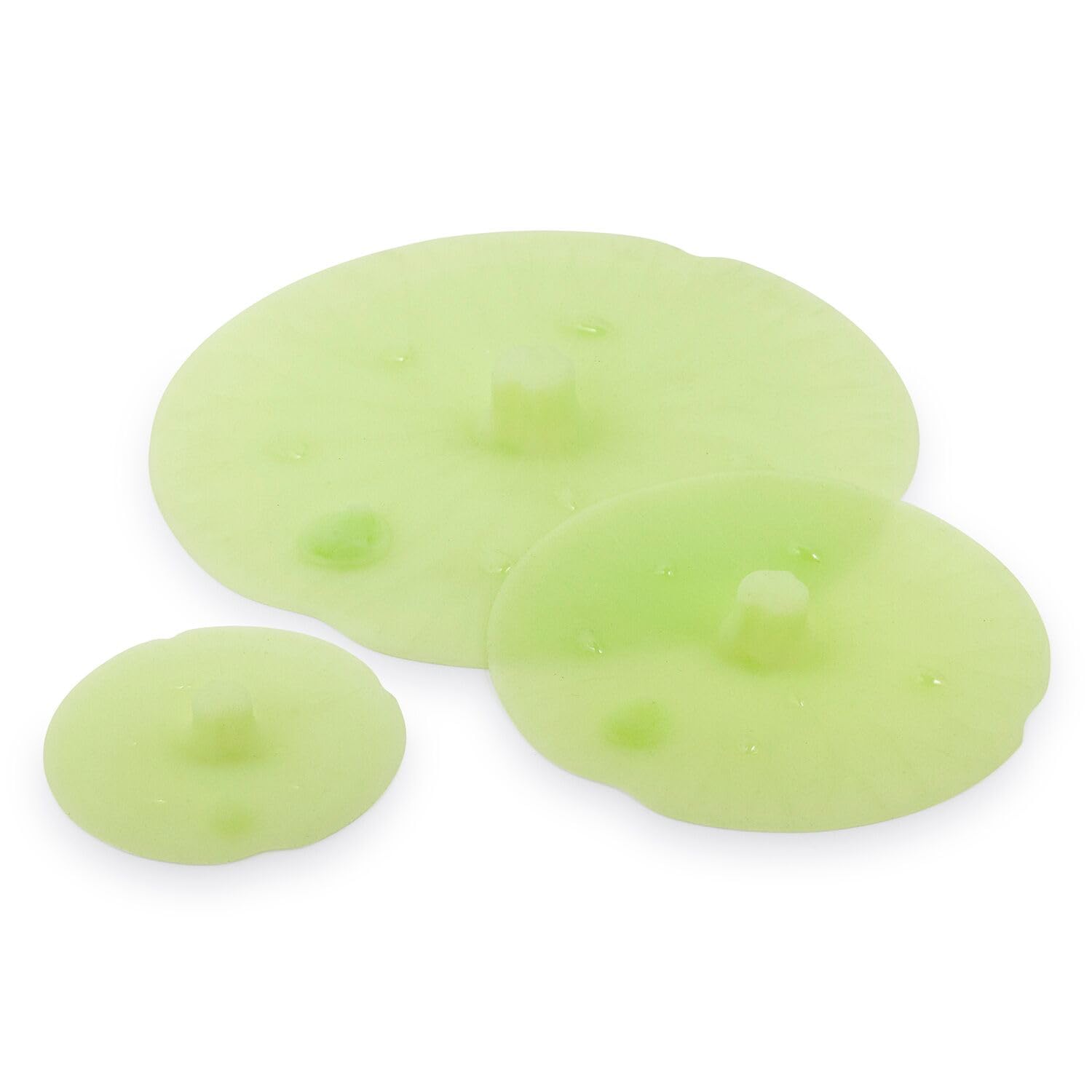 Sur La Table Lily Pad Storage Lids, Set of 3, Green