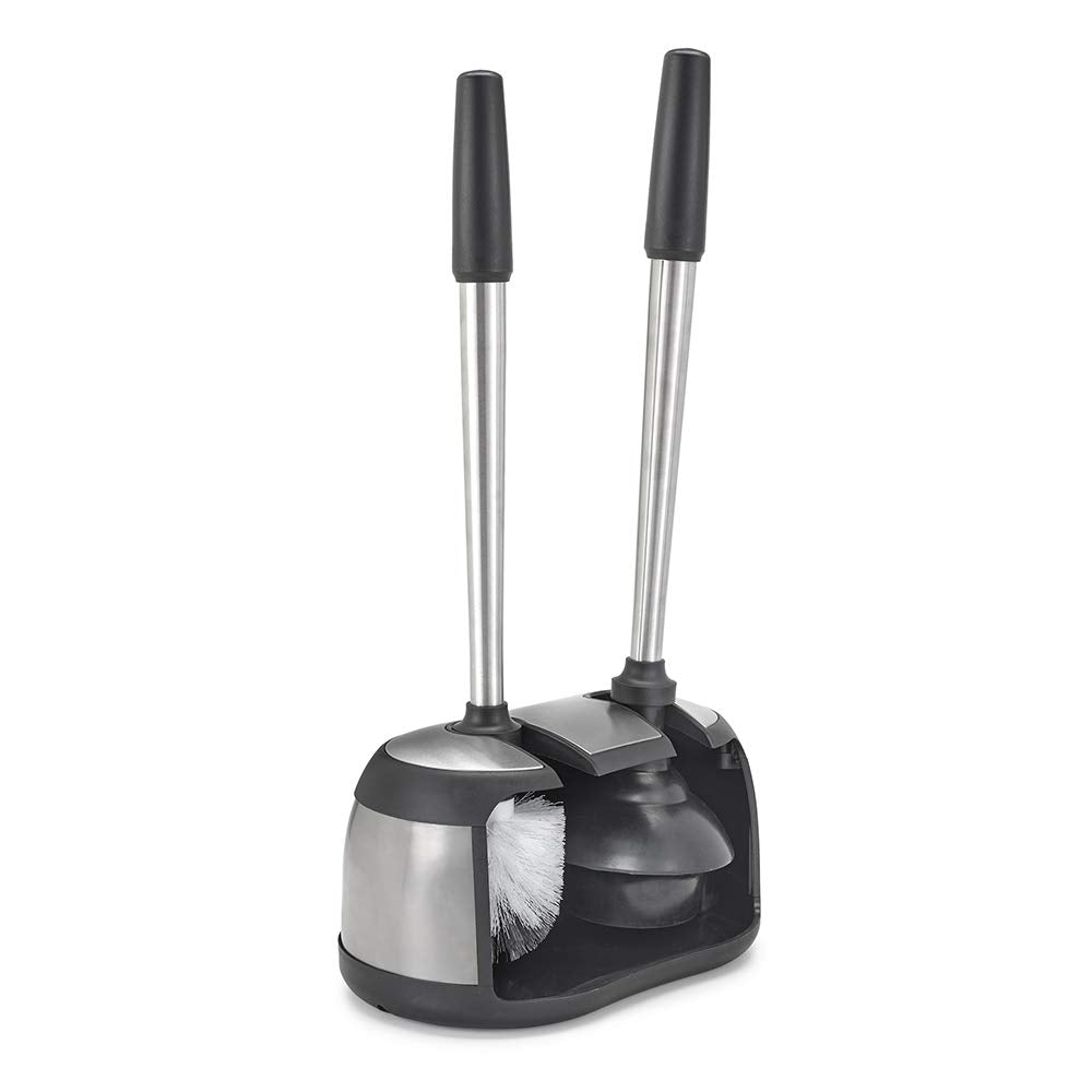 Polder Dual Bath Caddy Black