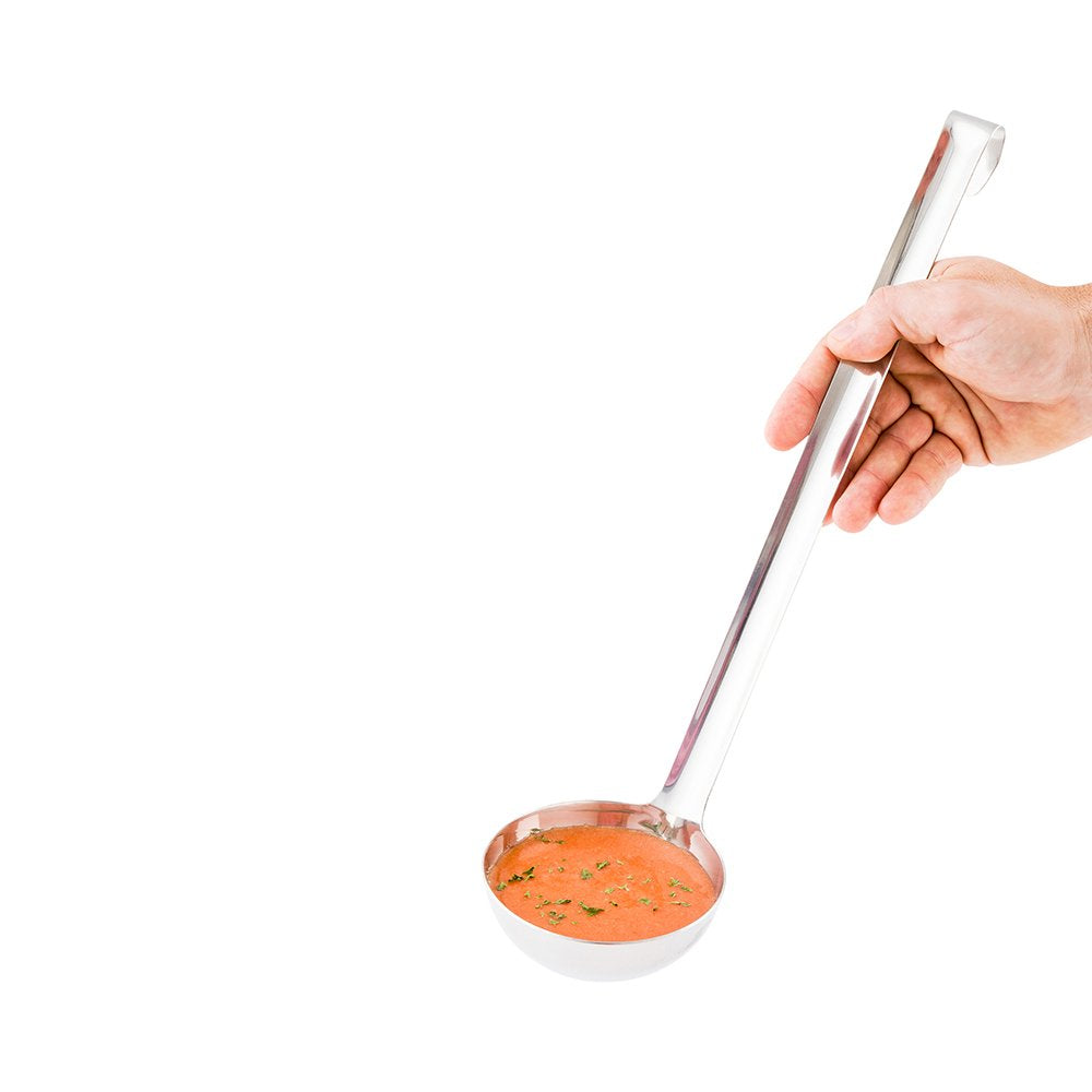 Restaurantware Met Lux 8 Ounce Portion Ladle 1 Multipurpose Portion Serving Spoon - Does Not Corrode Dishwashable Stainless Stee