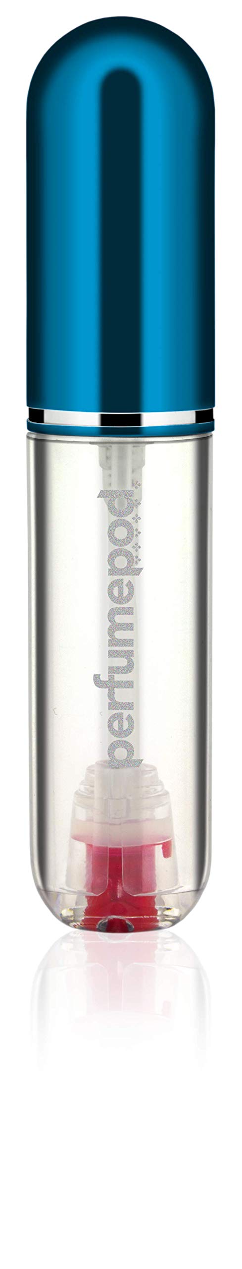 Travalo Pod Pure Perfume Atomizer - Refillable, TSA Approved, 0.17oz, Blue, Lightweight Plastic, Model 6000161